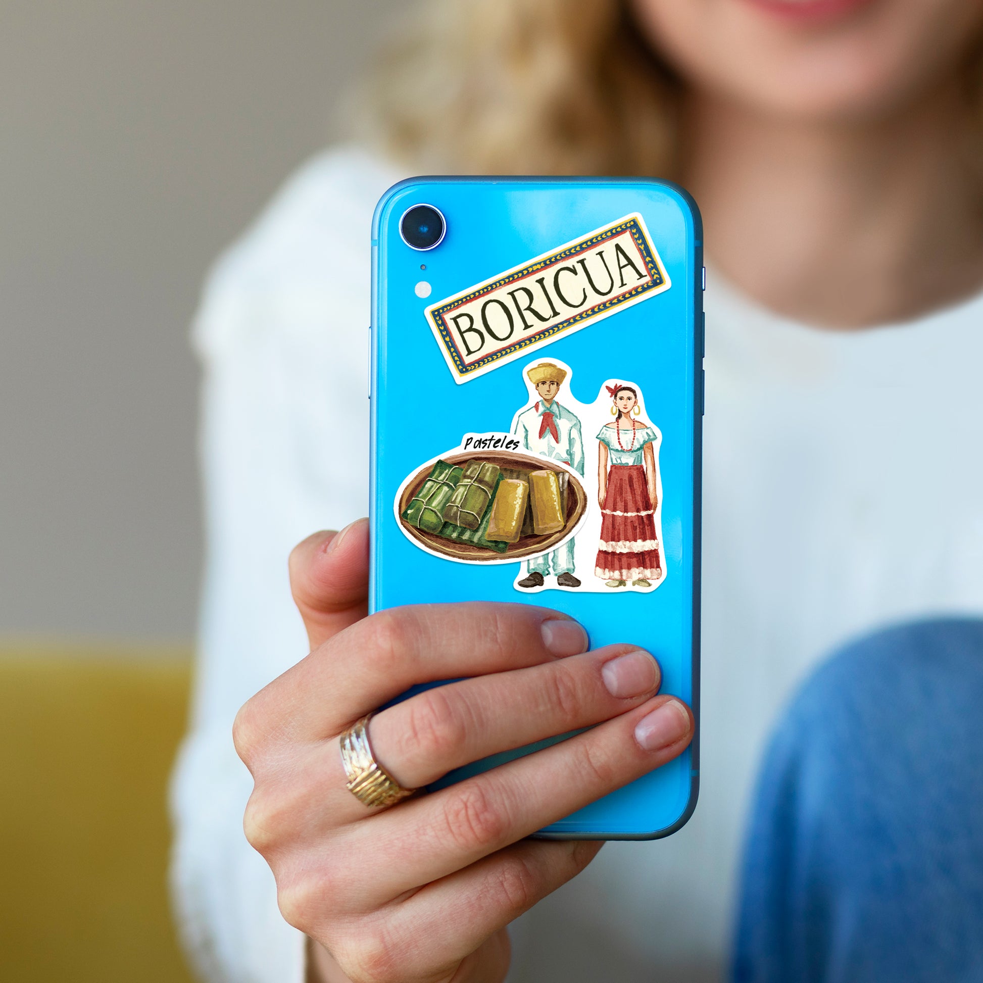 Tropical Puerto Rico Travel Stickers (28pcs)