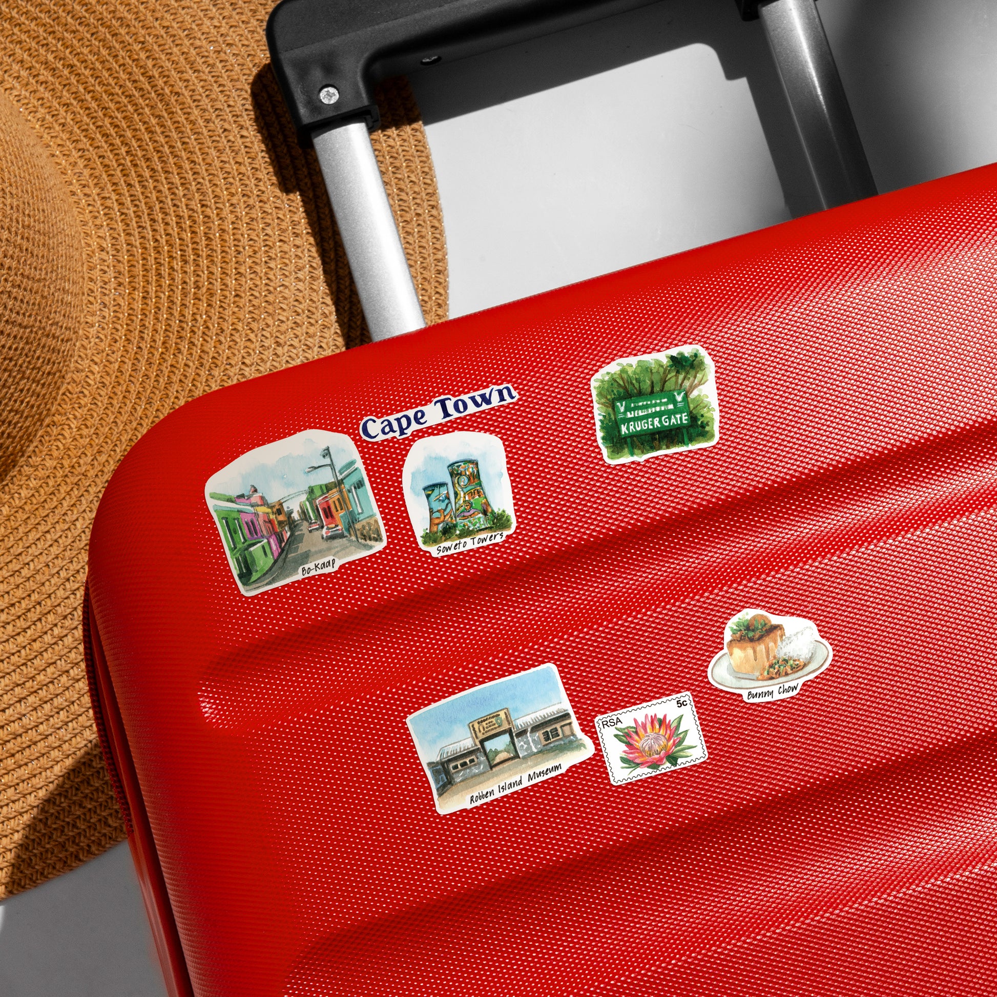 Spirited South Africa Travel Stickers (28pcs)