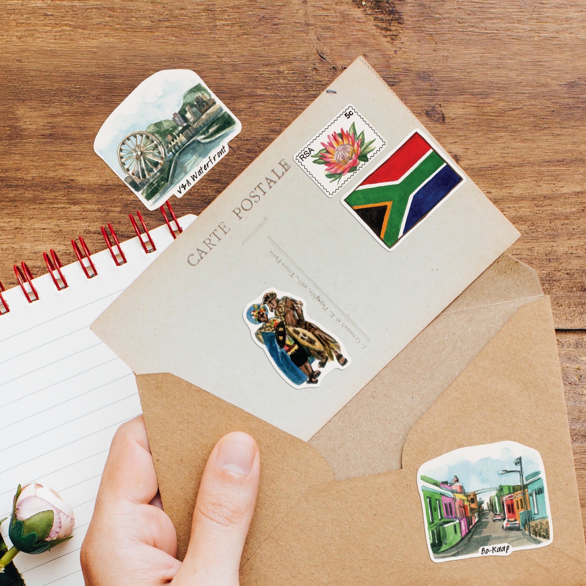 Spirited South Africa Travel Stickers (28pcs)