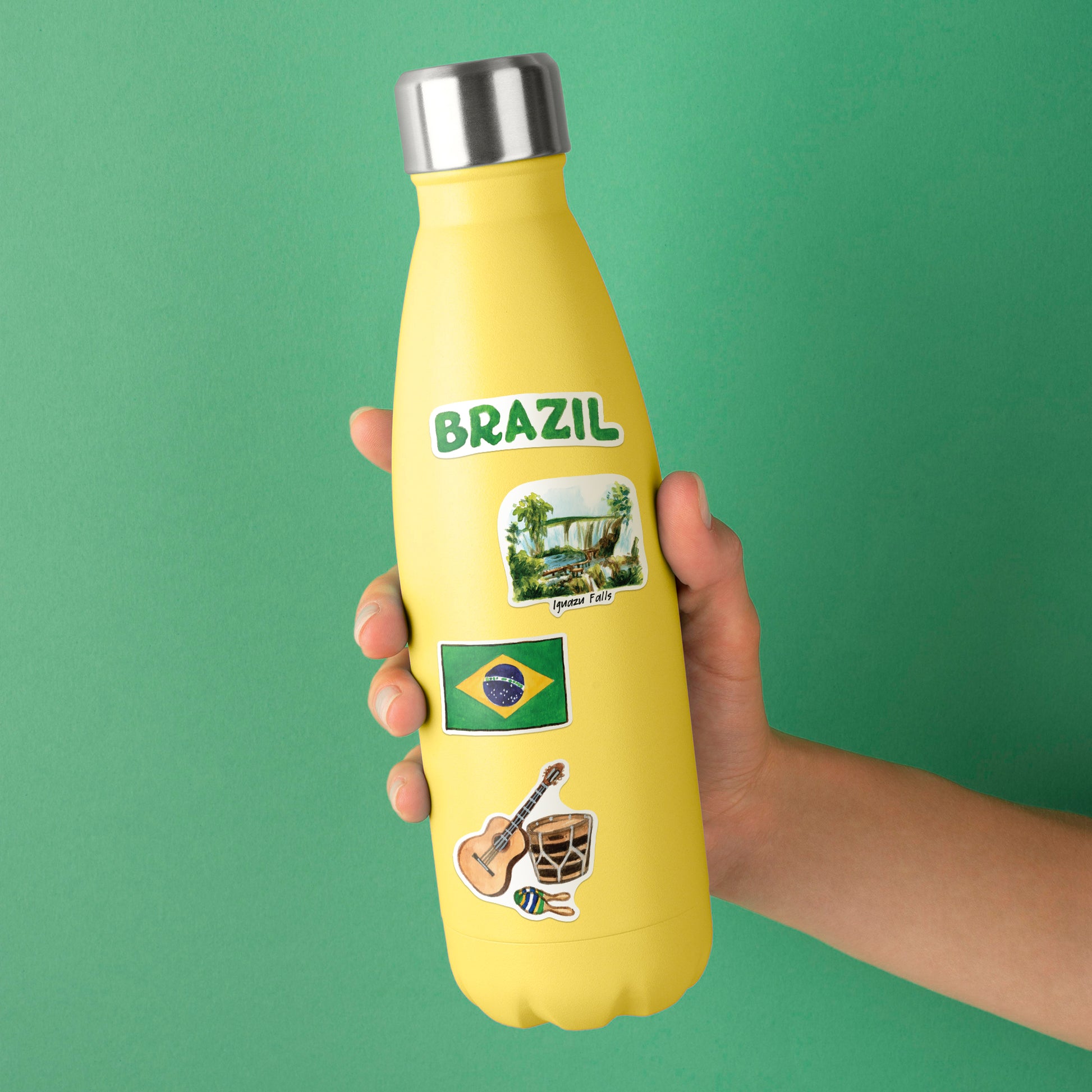 Sensational Brazil Travel Stickers (28pcs)