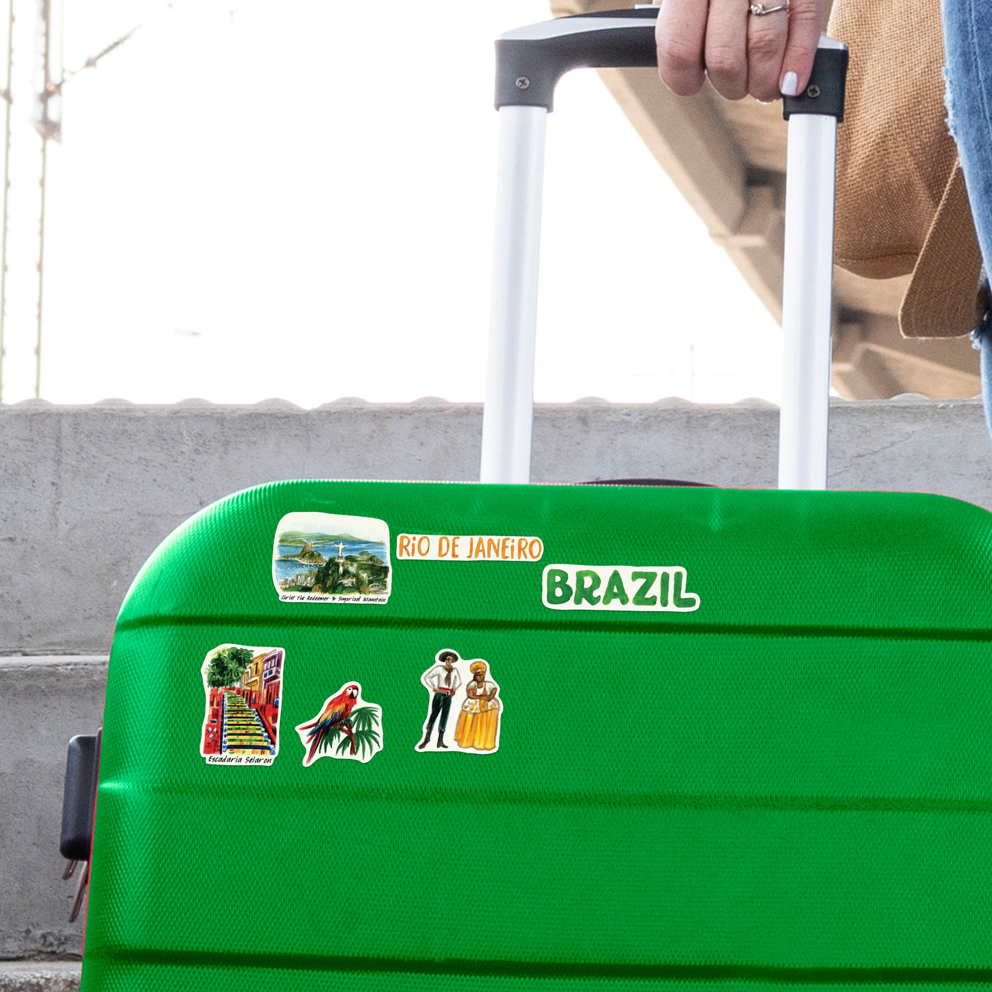 Sensational Brazil Travel Stickers (28pcs)