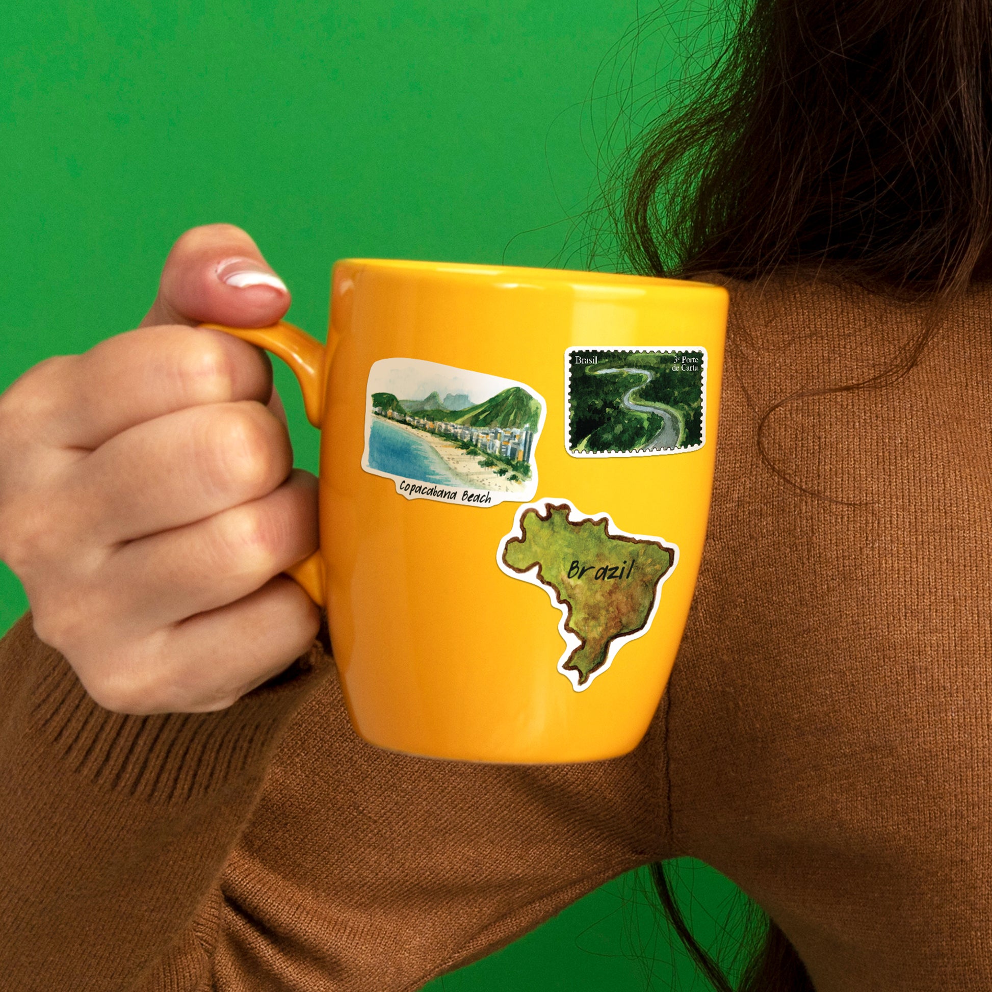 Sensational Brazil Travel Stickers (28pcs)