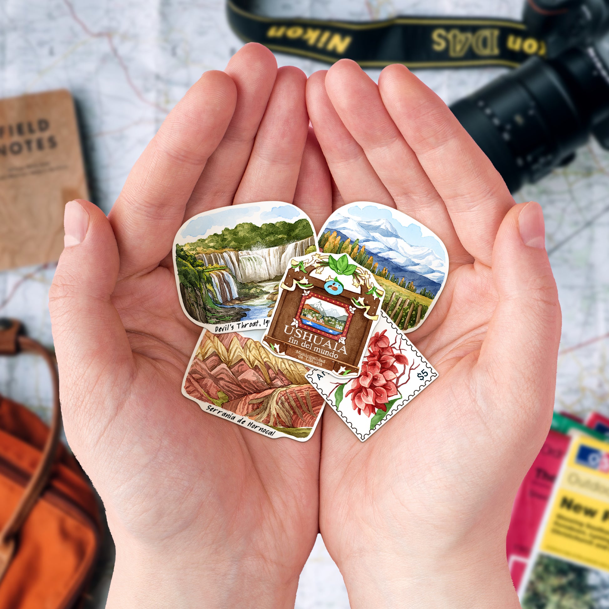 Alluring Argentina Travel Stickers (28pcs)