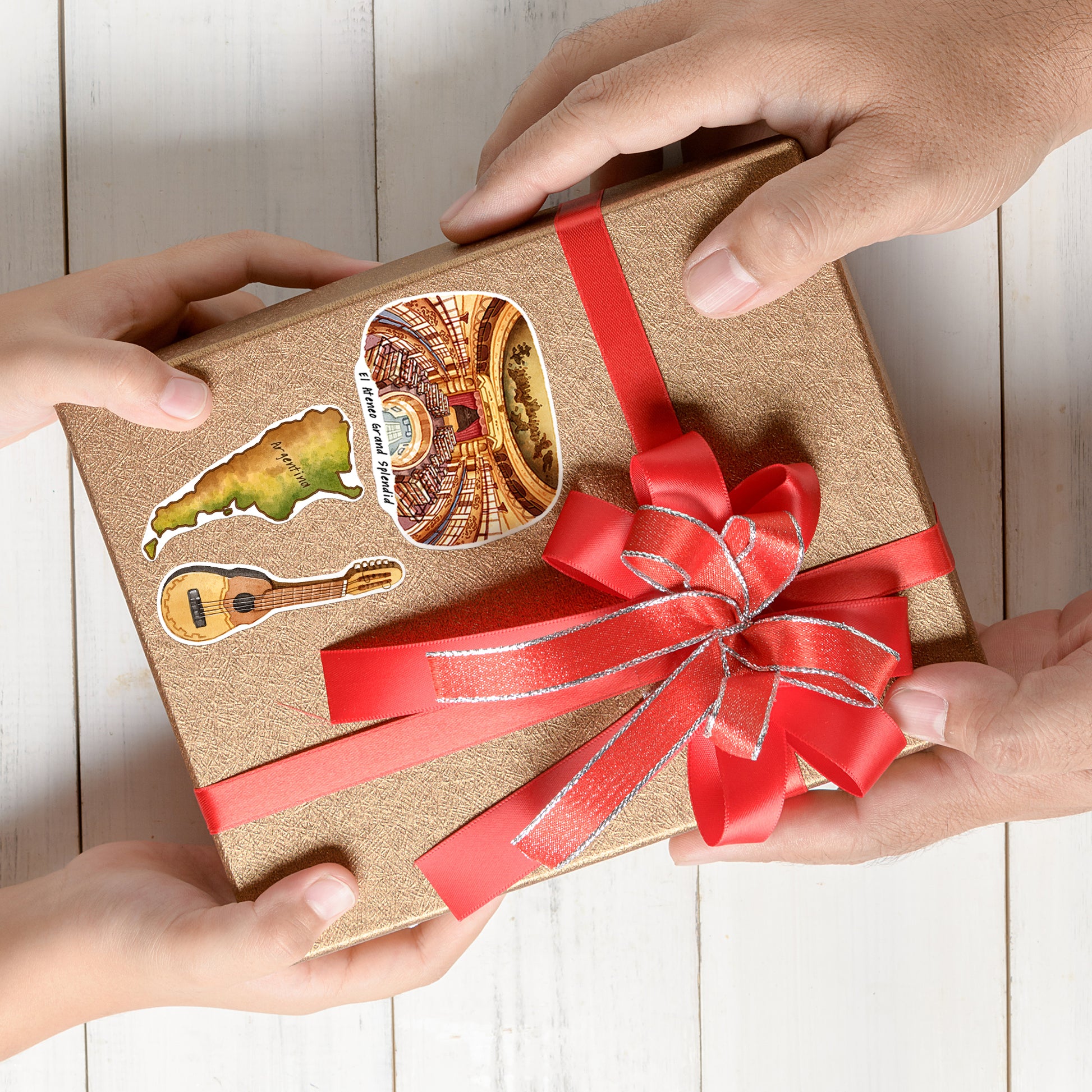 Alluring Argentina Travel Stickers (28pcs)