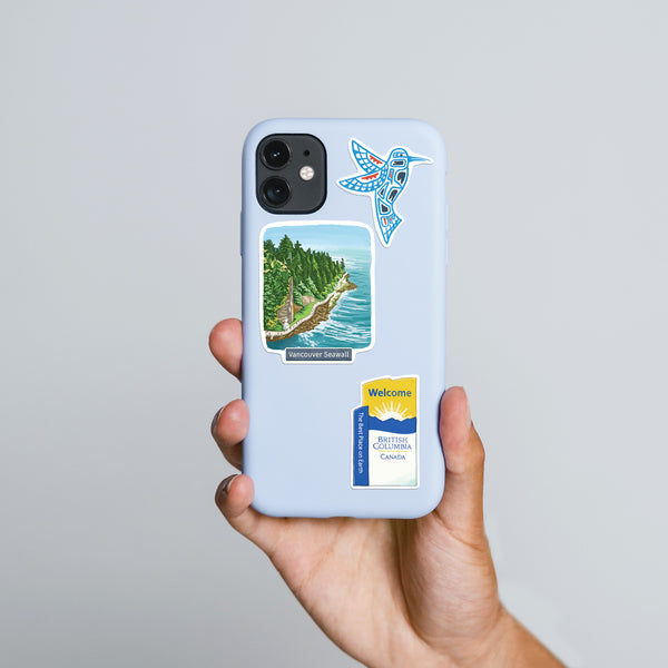 Vibrant Vancouver Travel Stickers (28pcs)