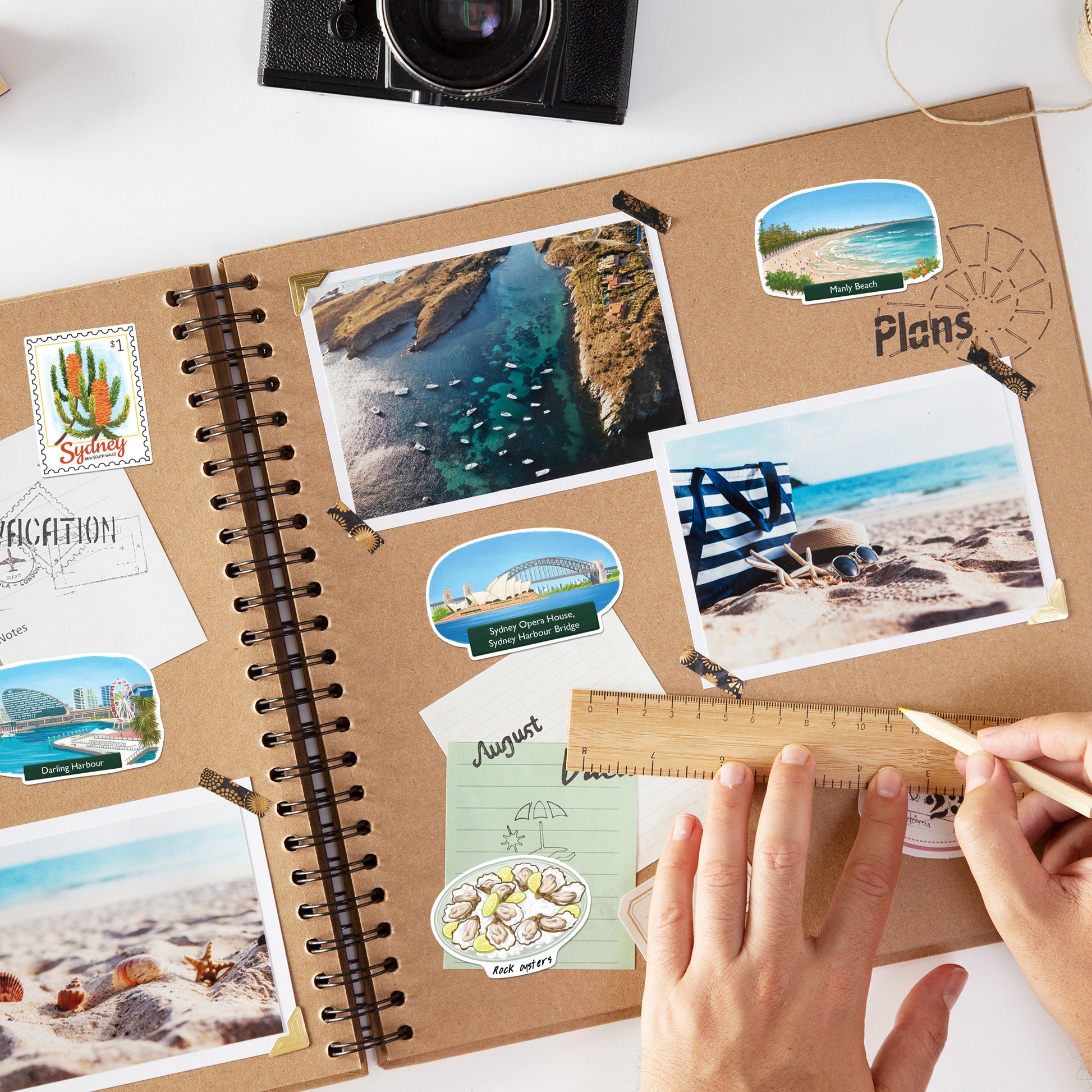 Spectacular Sydney Travel Stickers (28pcs)