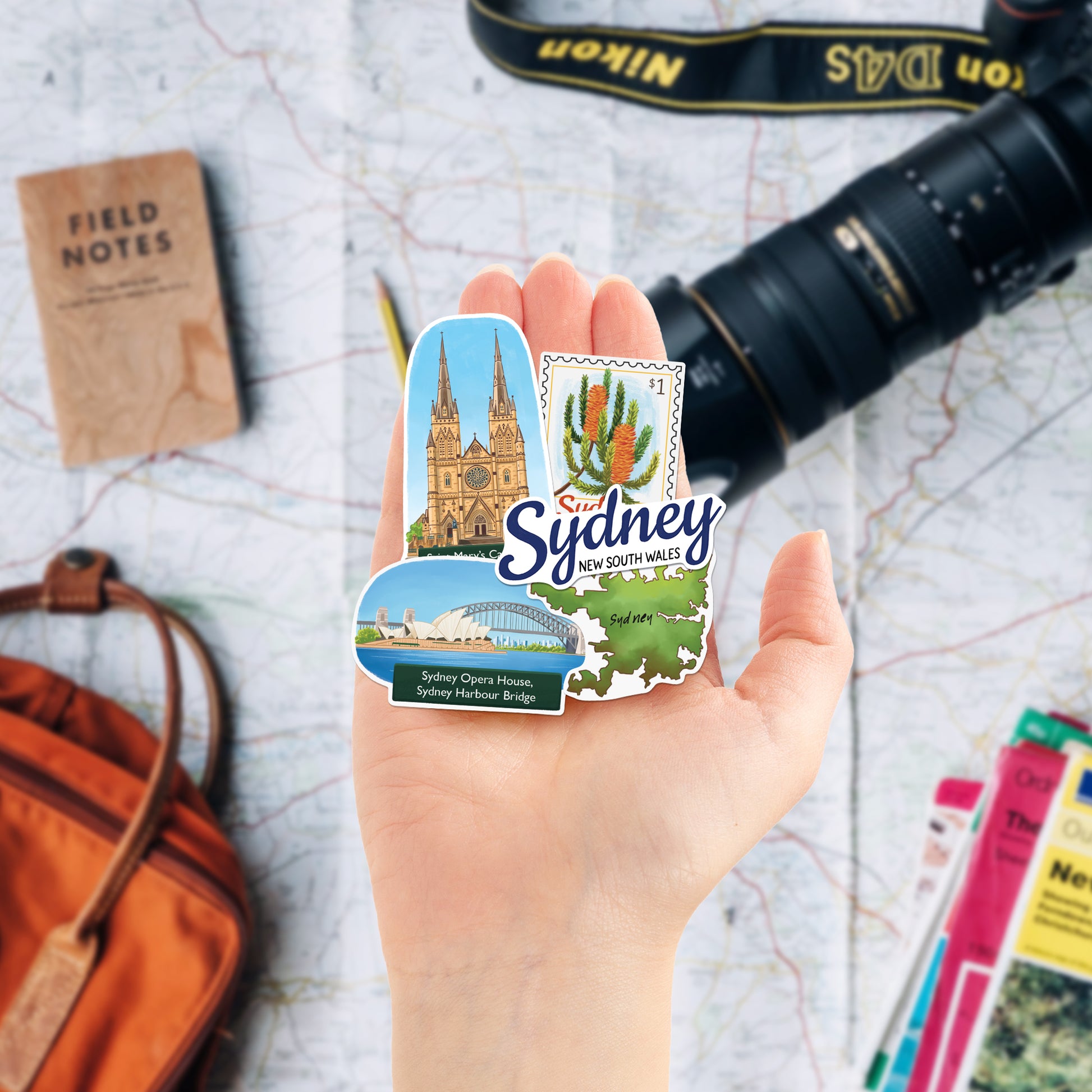 Spectacular Sydney Travel Stickers (28pcs)