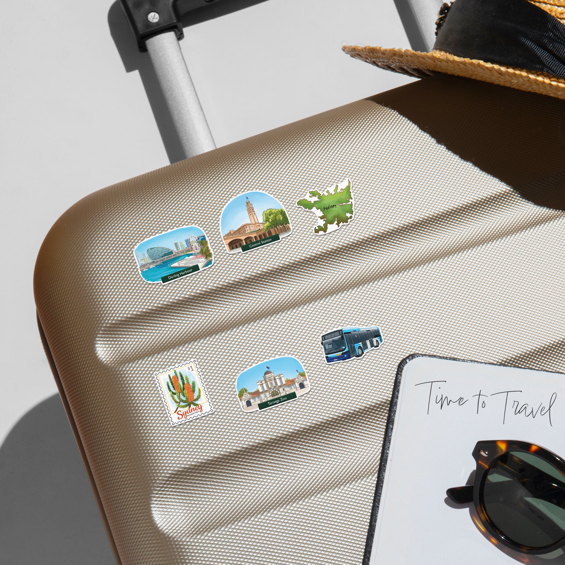 Spectacular Sydney Travel Stickers (28pcs)