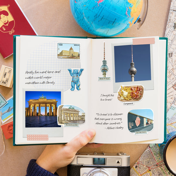 Iconic Berlin Travel Stickers (28pcs)