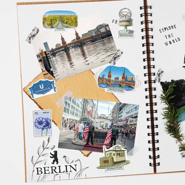 Iconic Berlin Travel Stickers (28pcs)