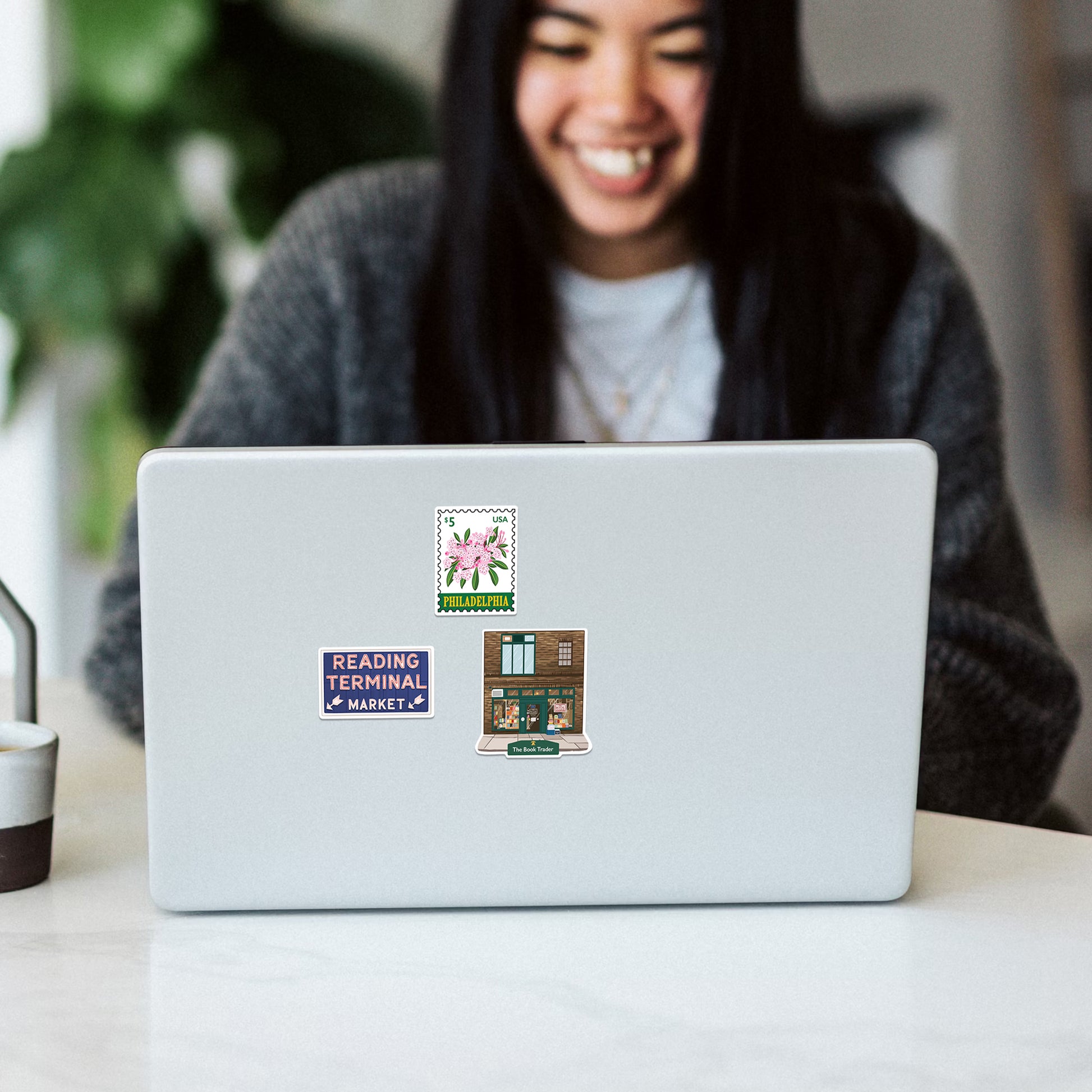 Artistic Philadelphia Travel Stickers (28pcs)