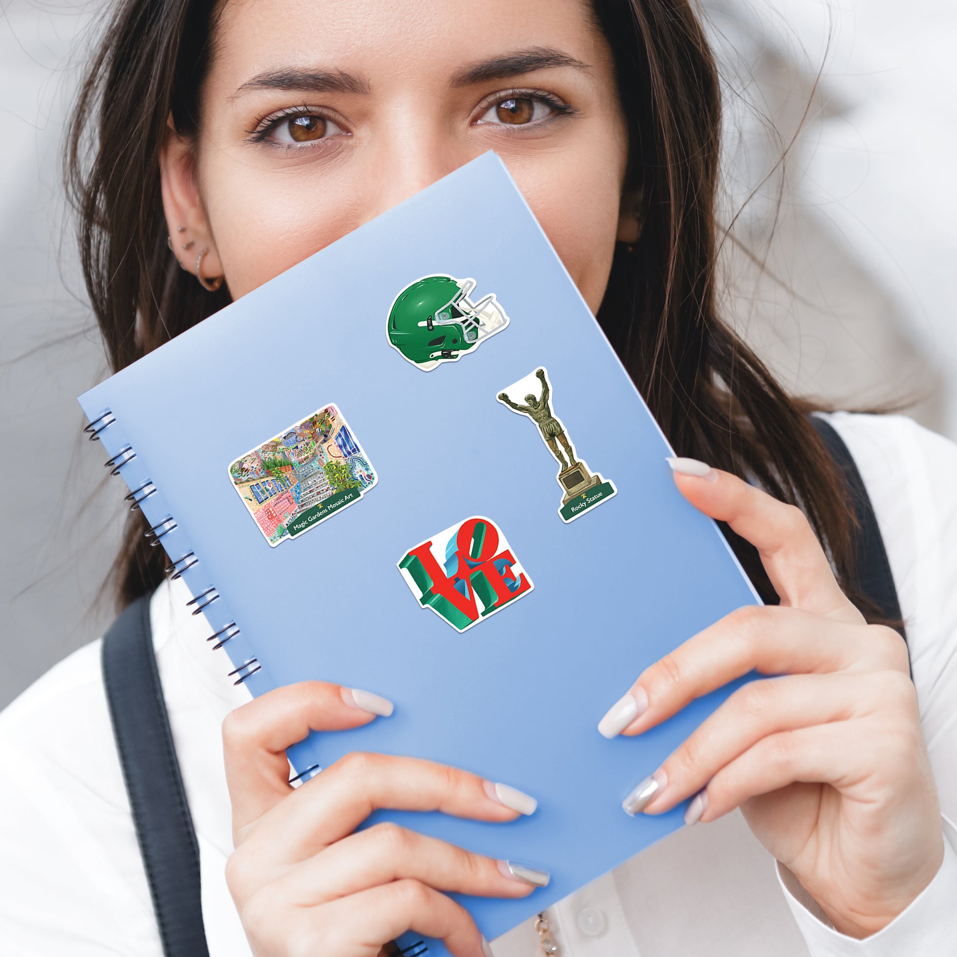 Artistic Philadelphia Travel Stickers (28pcs)