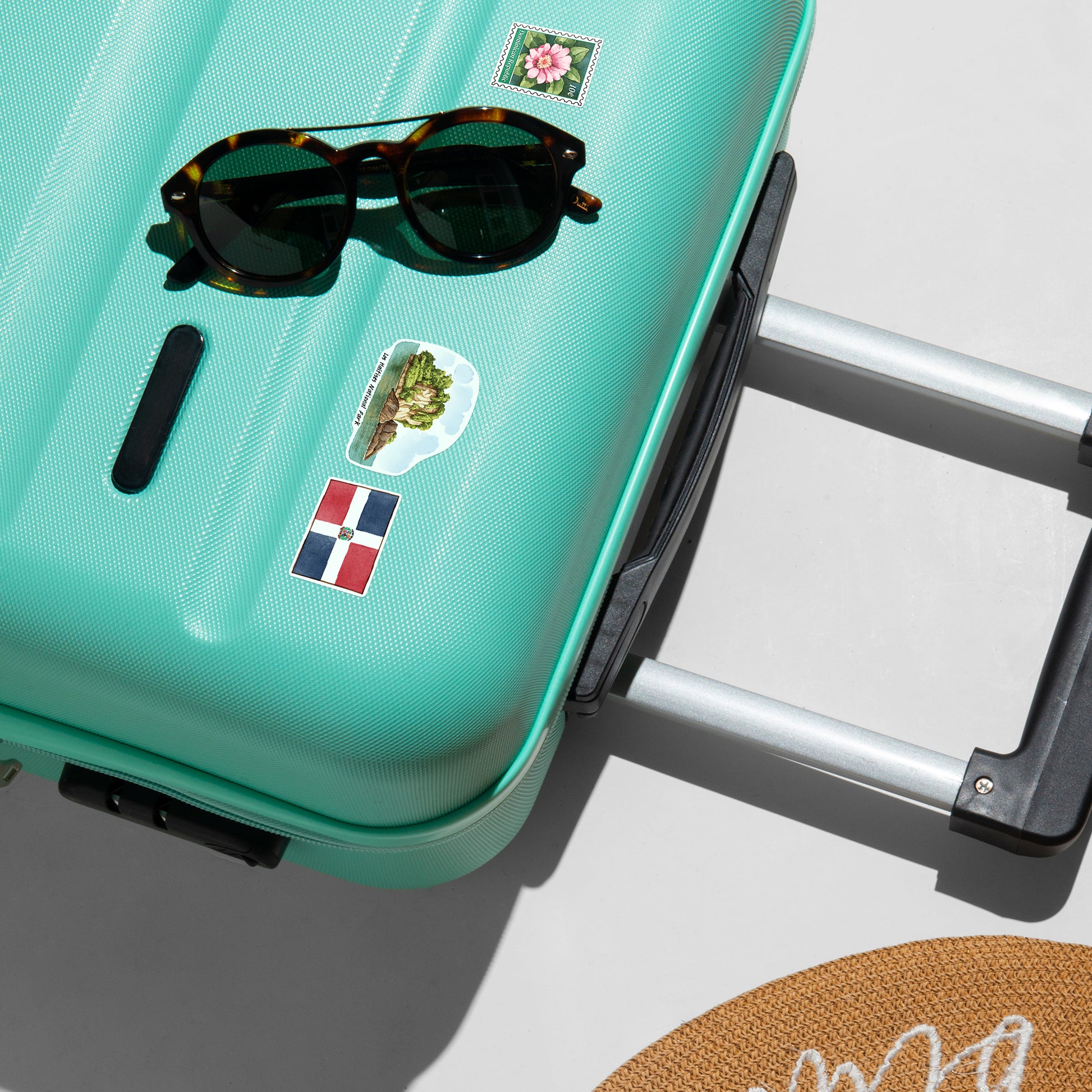 Tropical Dominican Republic Travel Stickers (28pcs)