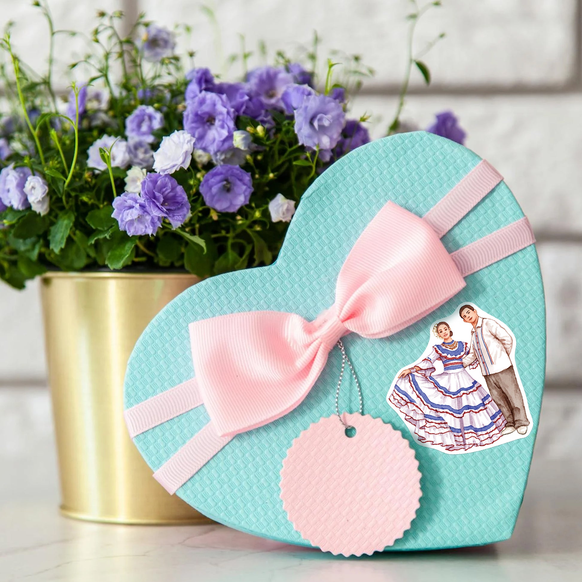 Tropical Dominican Republic Travel Stickers (28pcs)