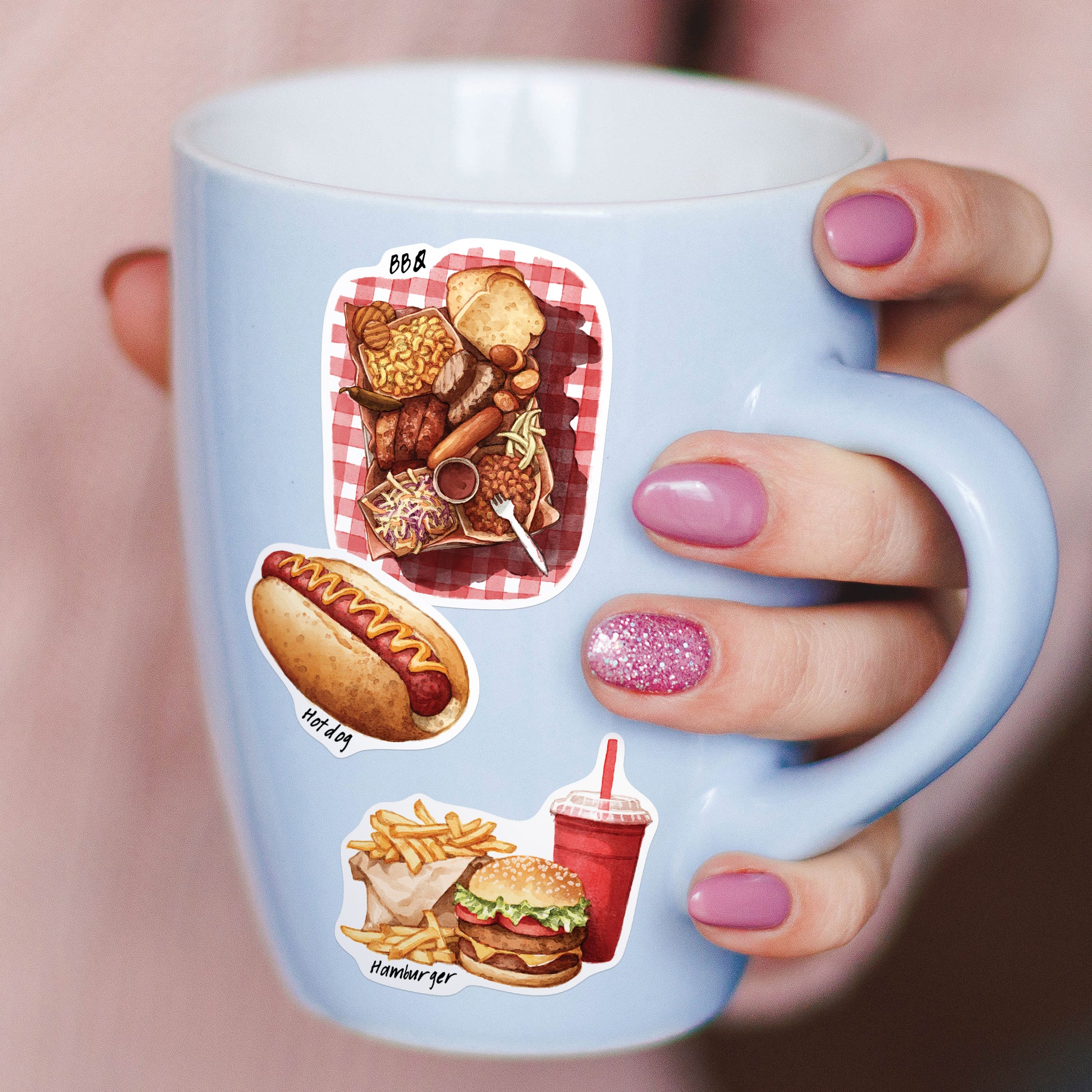 Iconic USA Travel Stickers (28pcs)