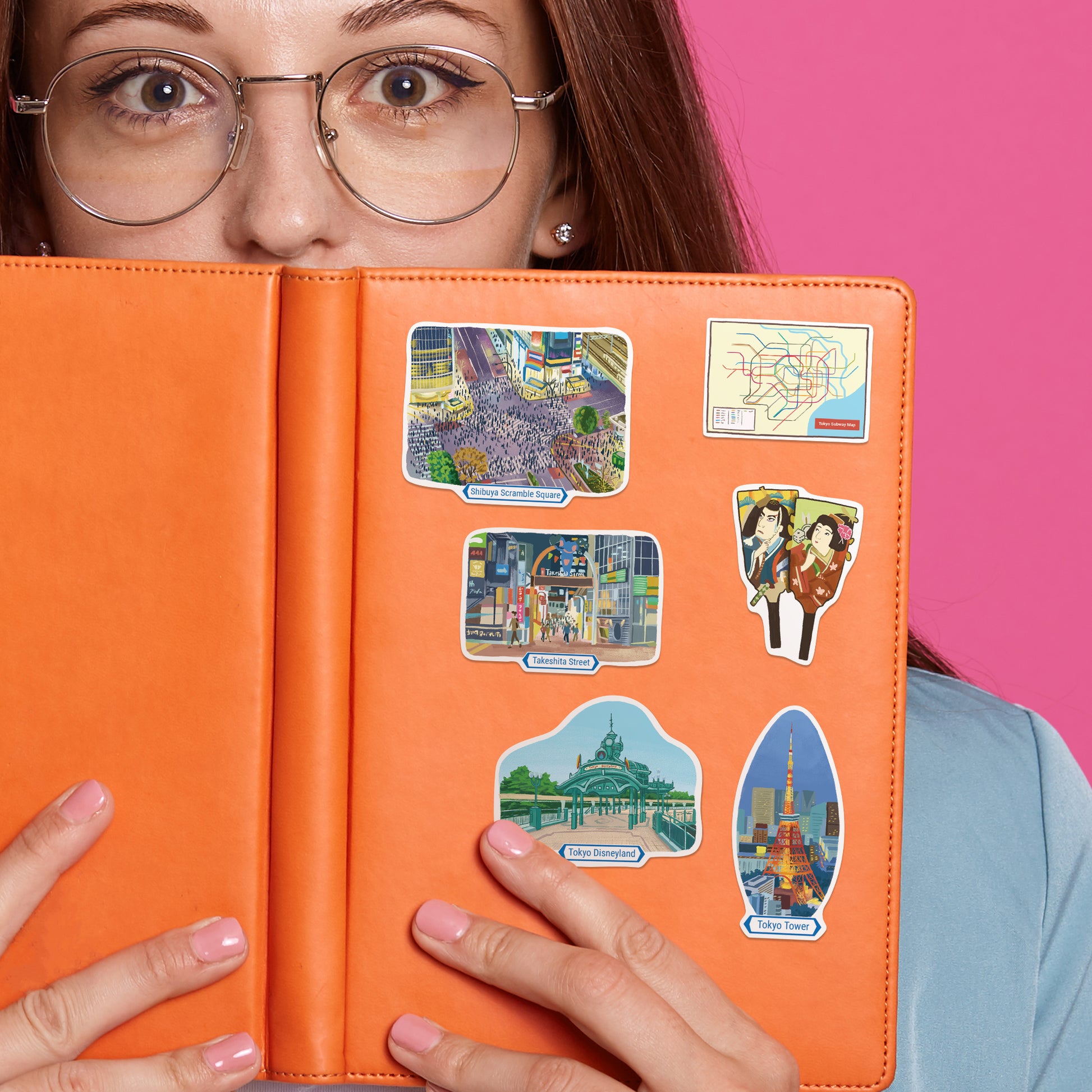 Buzzing Tokyo Travel Stickers (28pcs)