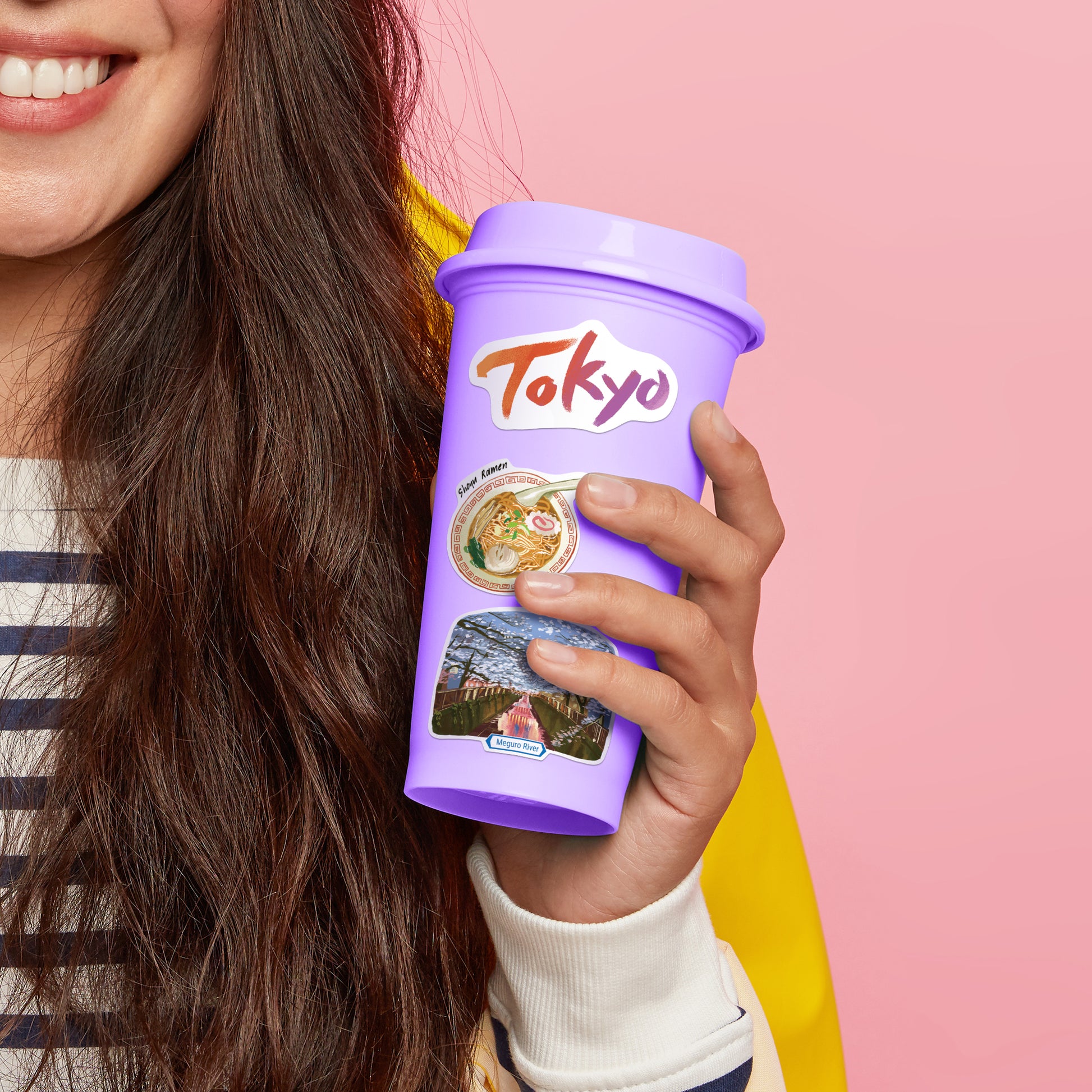 Buzzing Tokyo Travel Stickers (28pcs)