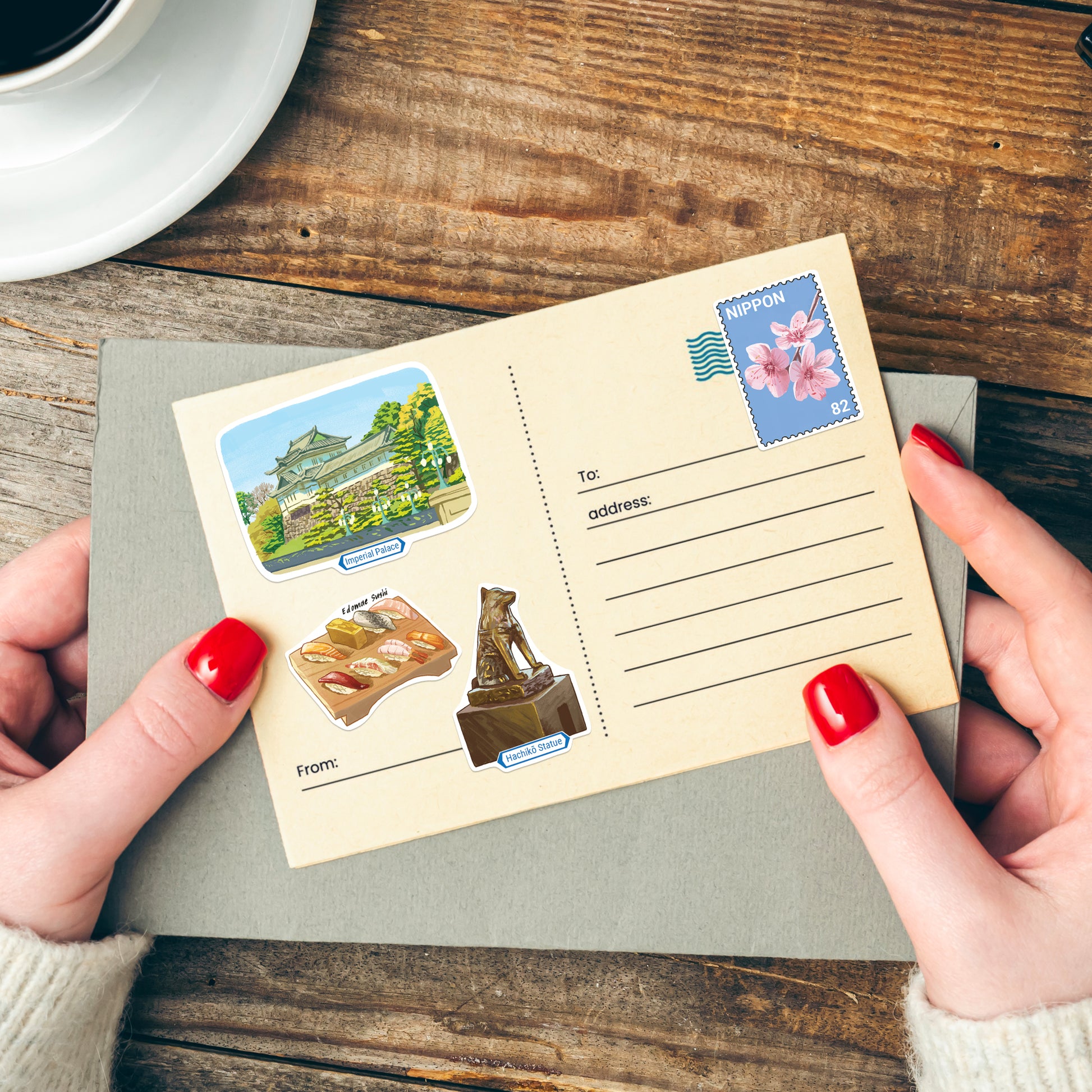 Buzzing Tokyo Travel Stickers (28pcs)