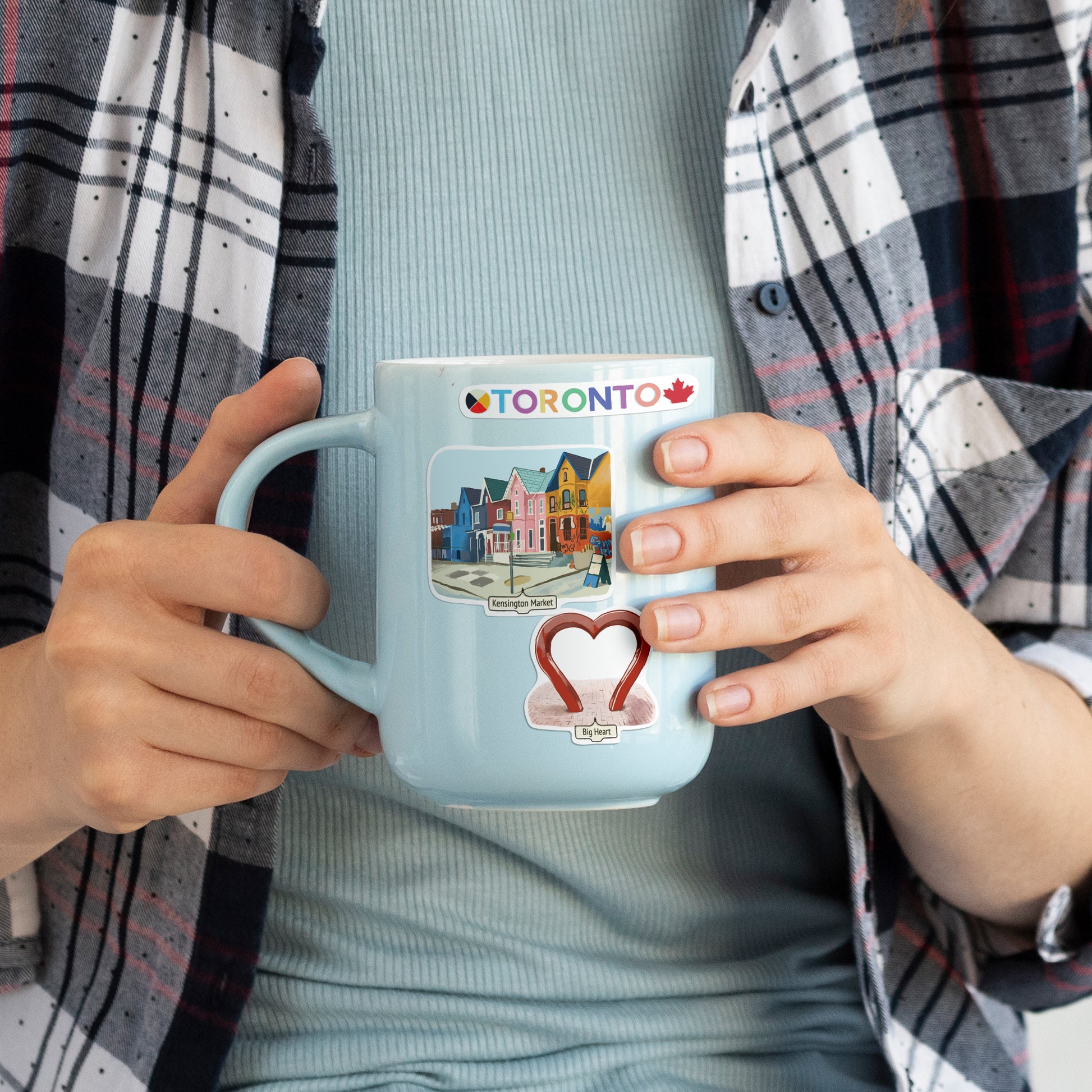 Trendy Toronto Travel Stickers (28pcs)