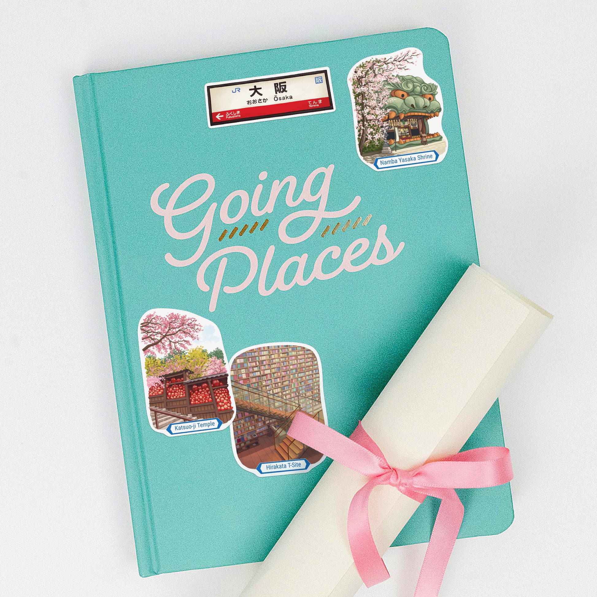 Timeless Osaka Travel Stickers (28pcs)