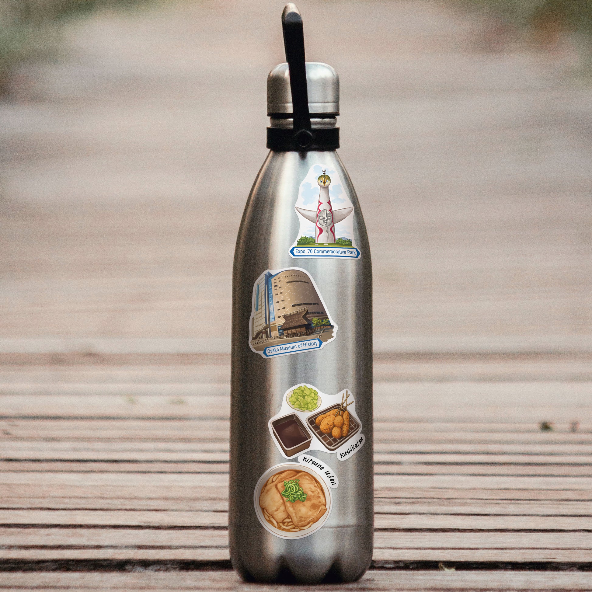 Timeless Osaka Travel Stickers (28pcs)