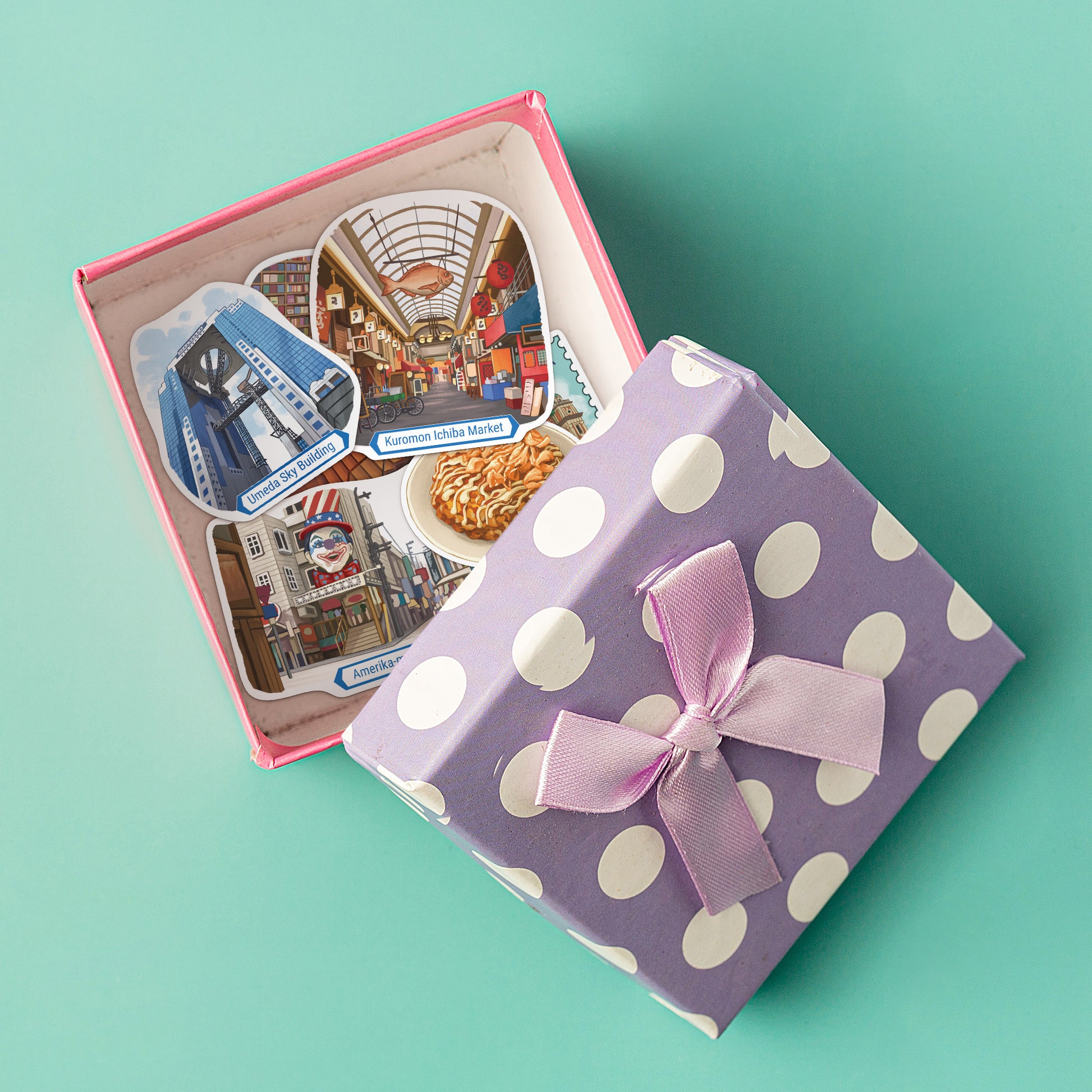 Timeless Osaka Travel Stickers (28pcs)