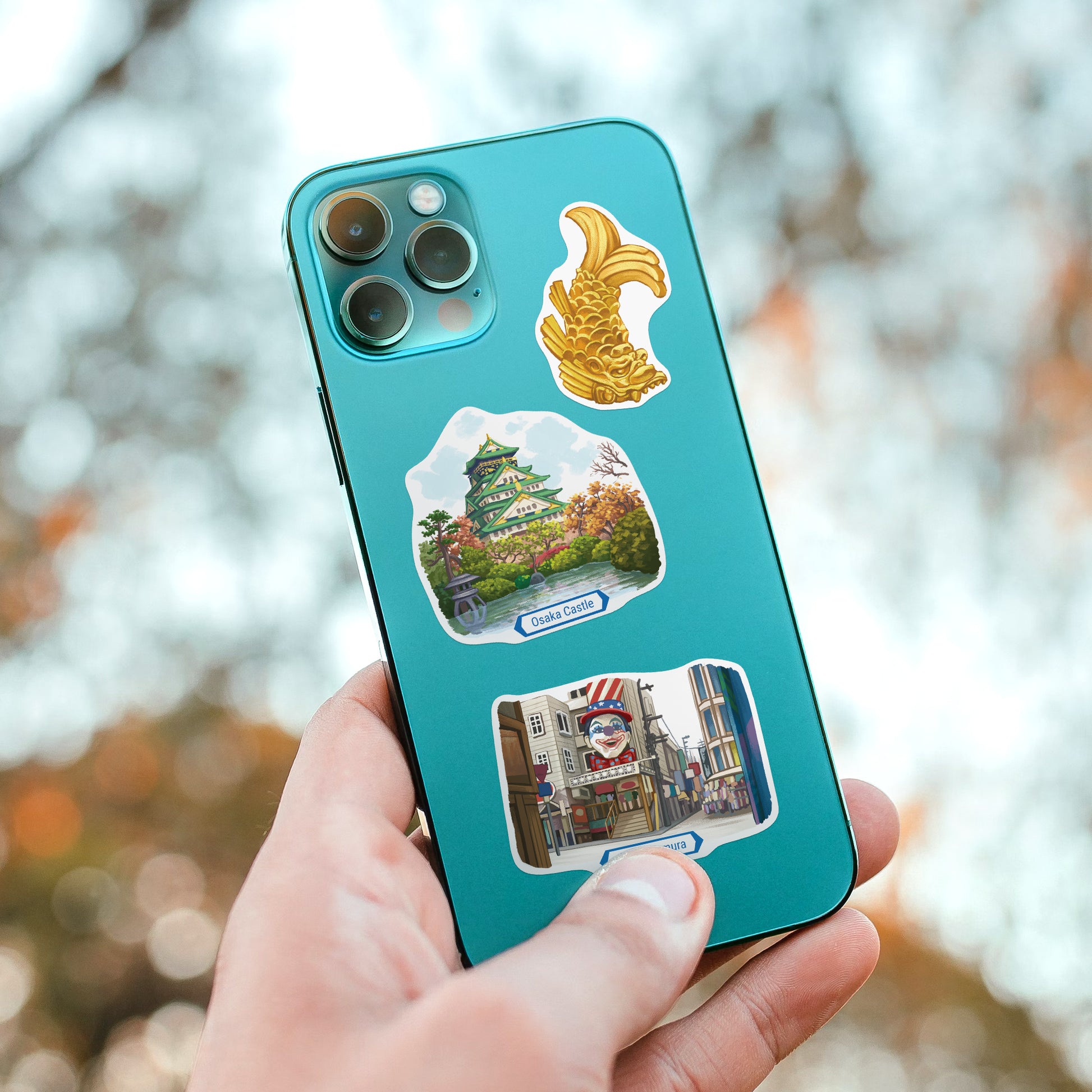 Timeless Osaka Travel Stickers (28pcs)