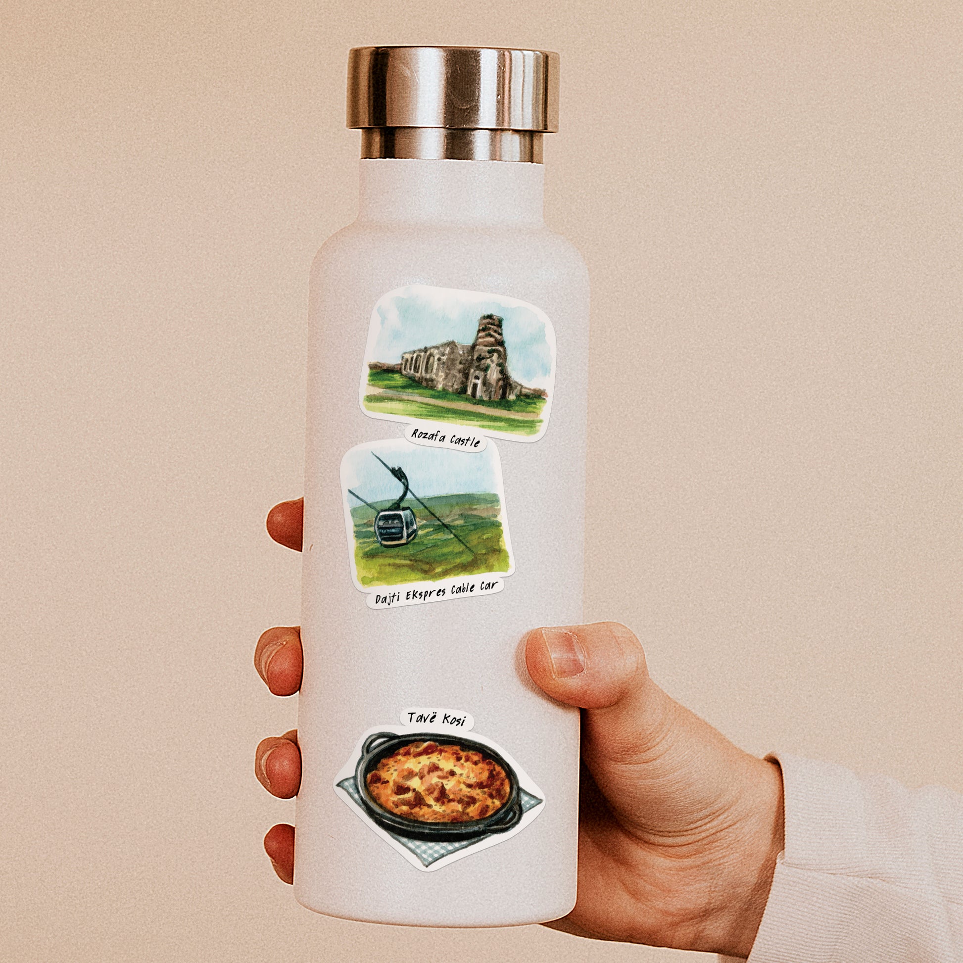 Adventurous Albania Travel Stickers (28pcs)