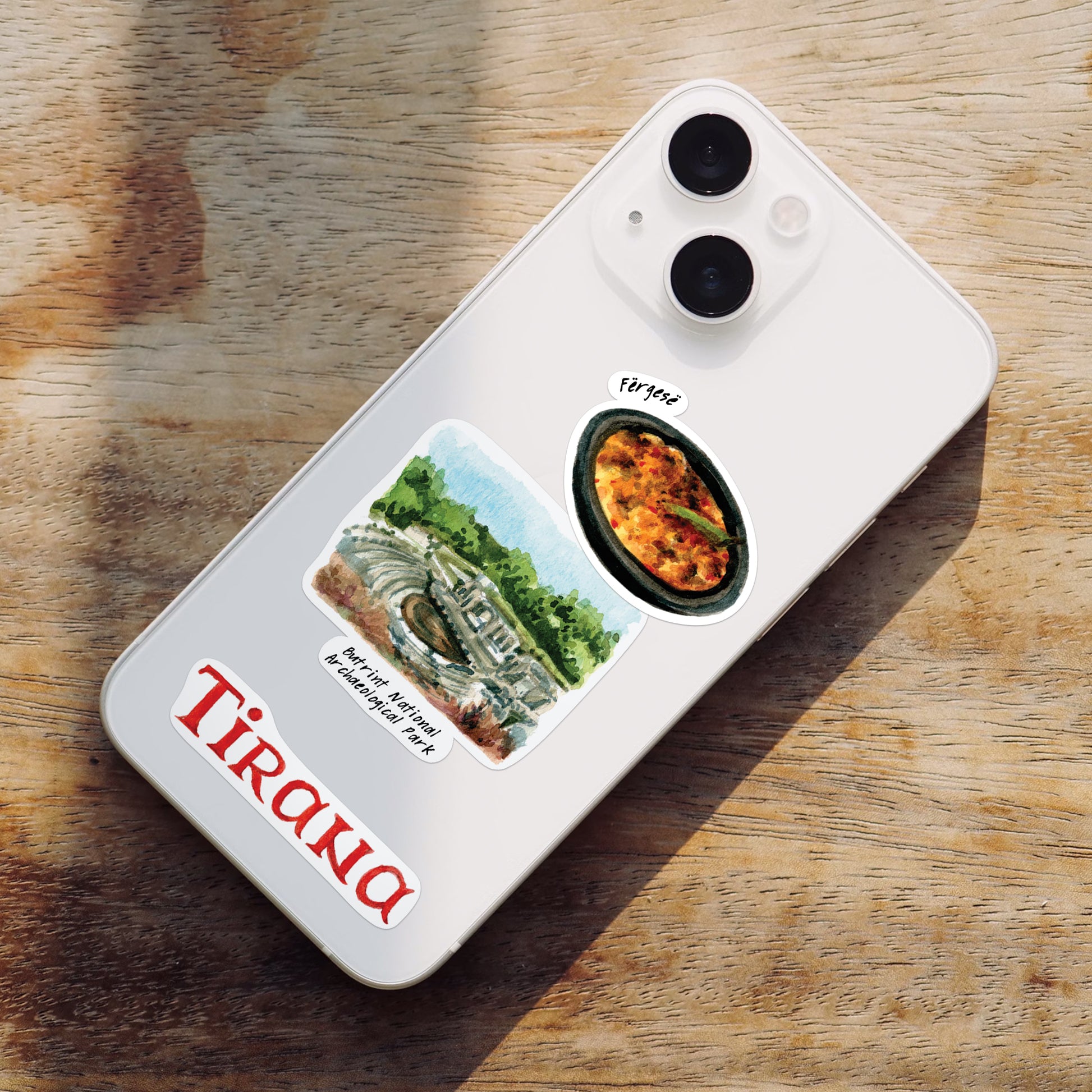 Adventurous Albania Travel Stickers (28pcs)