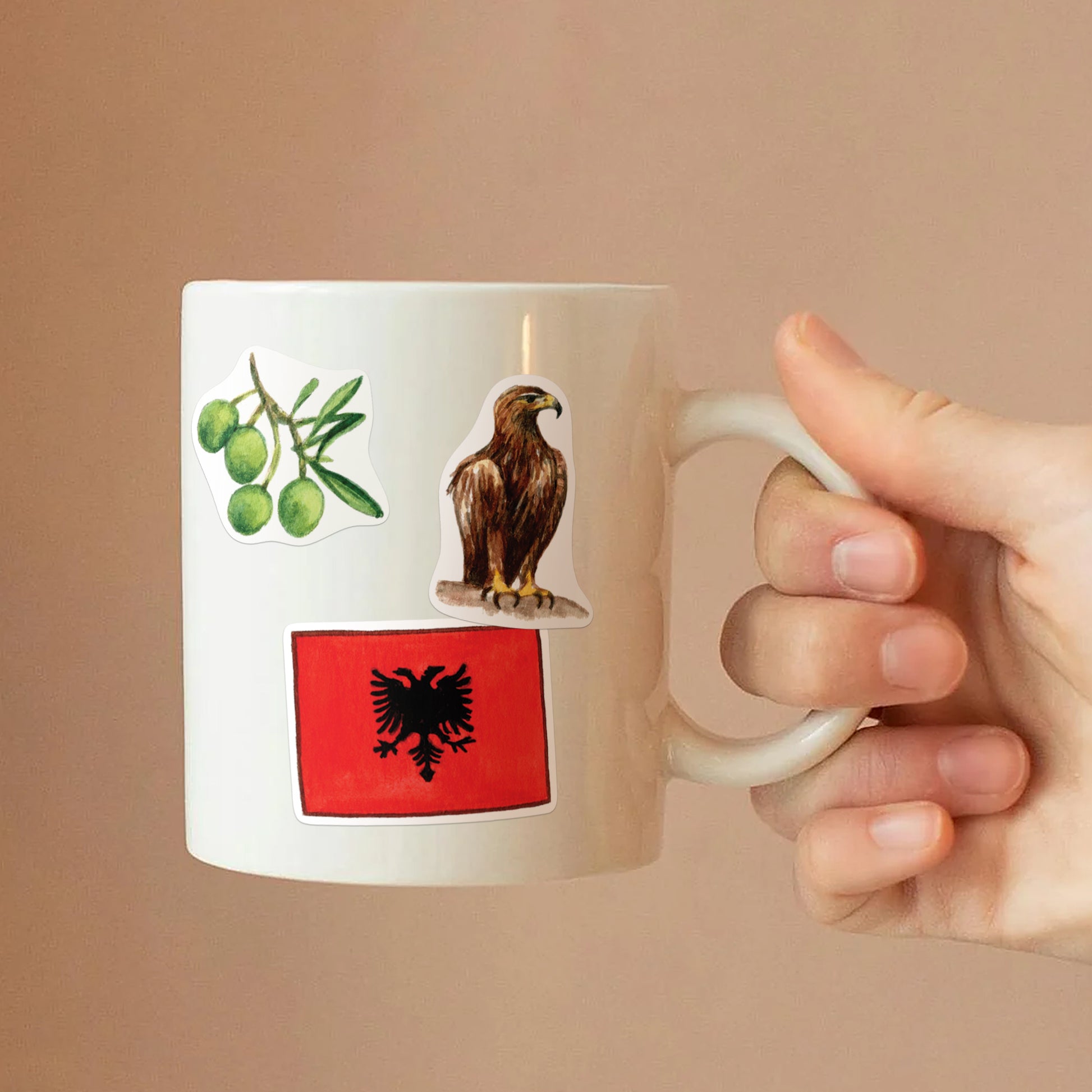 Adventurous Albania Travel Stickers (28pcs)