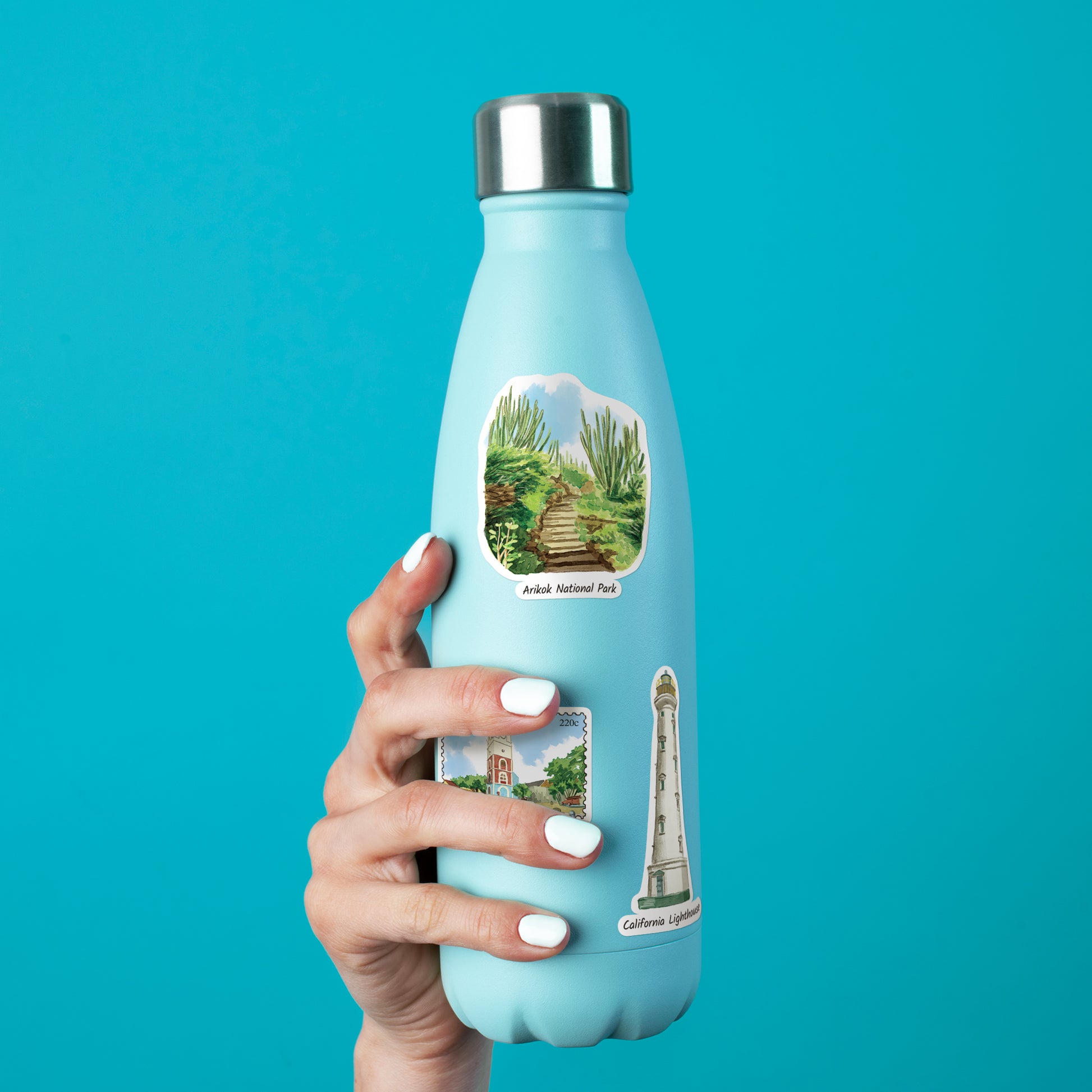 Relaxing Aruba Travel Stickers (28pcs)