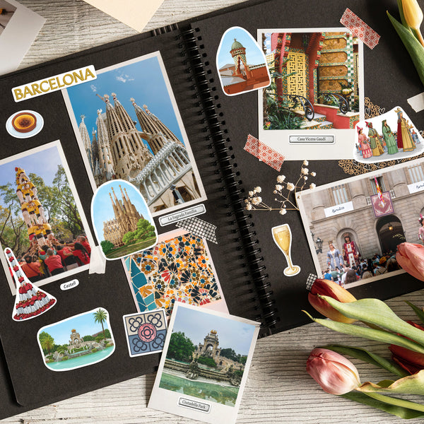 Beloved Barcelona Travel Stickers (28pcs)
