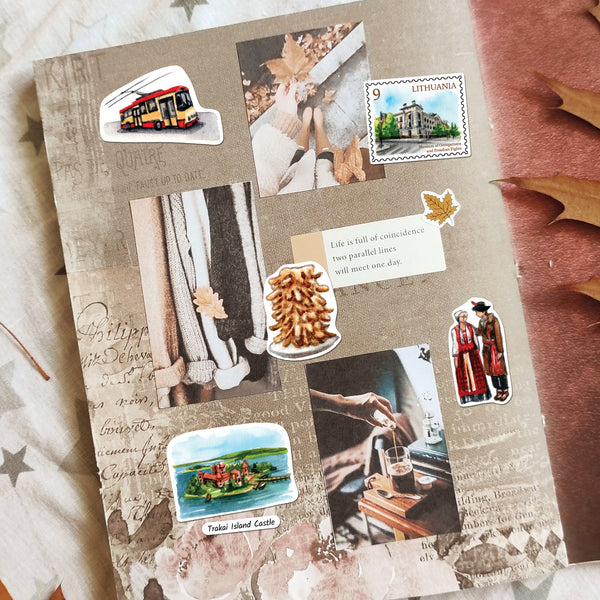 Historic Lithuania Travel Stickers (28pcs)