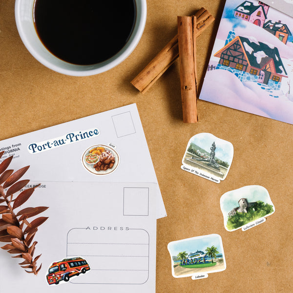 Legendary Haiti Travel Stickers (28pcs)