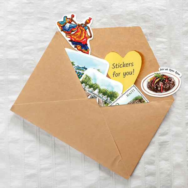 Legendary Haiti Travel Stickers (28pcs)