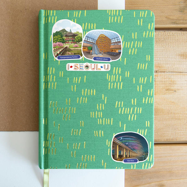 Energetic Seoul Travel Stickers (28pcs)