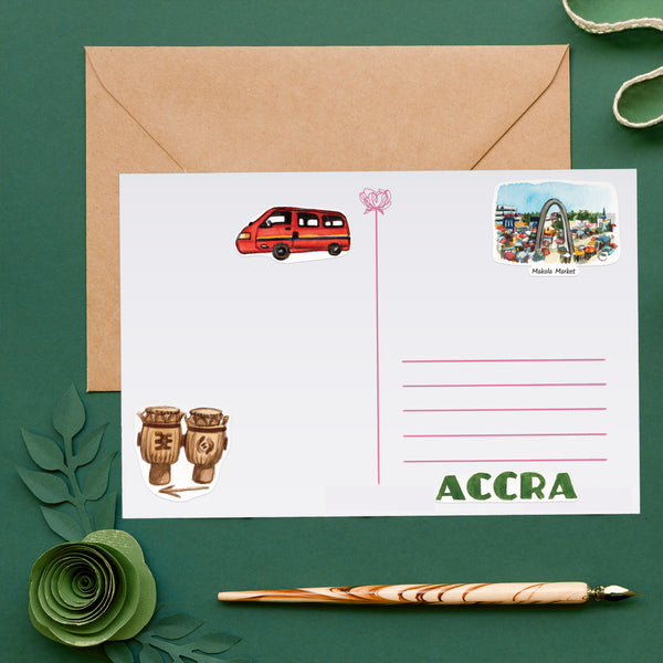 Gracious Ghana Travel Stickers (28pcs)