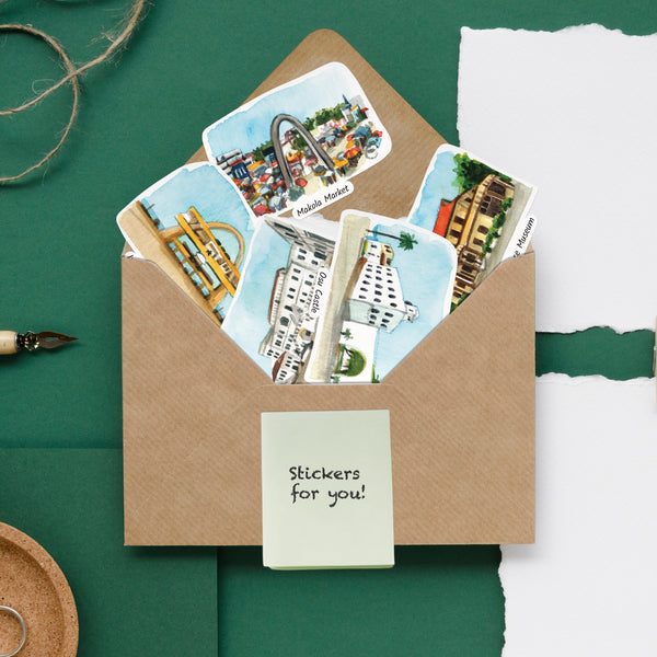 Gracious Ghana Travel Stickers (28pcs)