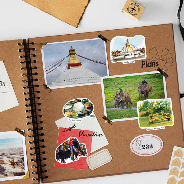 Spiritual Nepal Travel Stickers (28pcs)