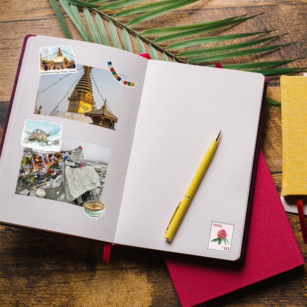 Spiritual Nepal Travel Stickers (28pcs)