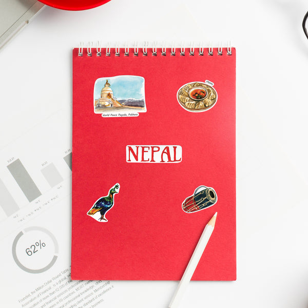 Spiritual Nepal Travel Stickers (28pcs)