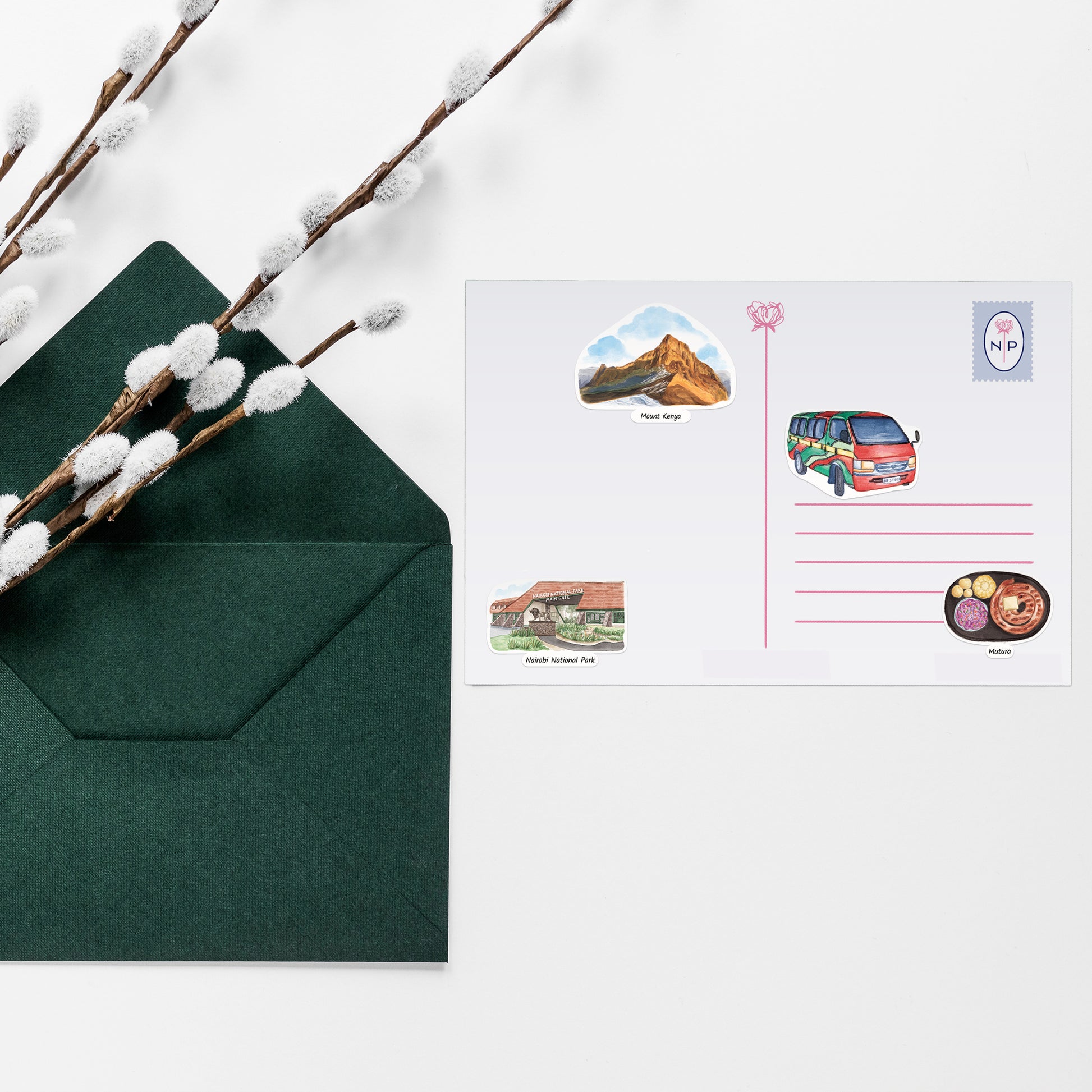 Kindred Kenya Travel Stickers (28pcs)