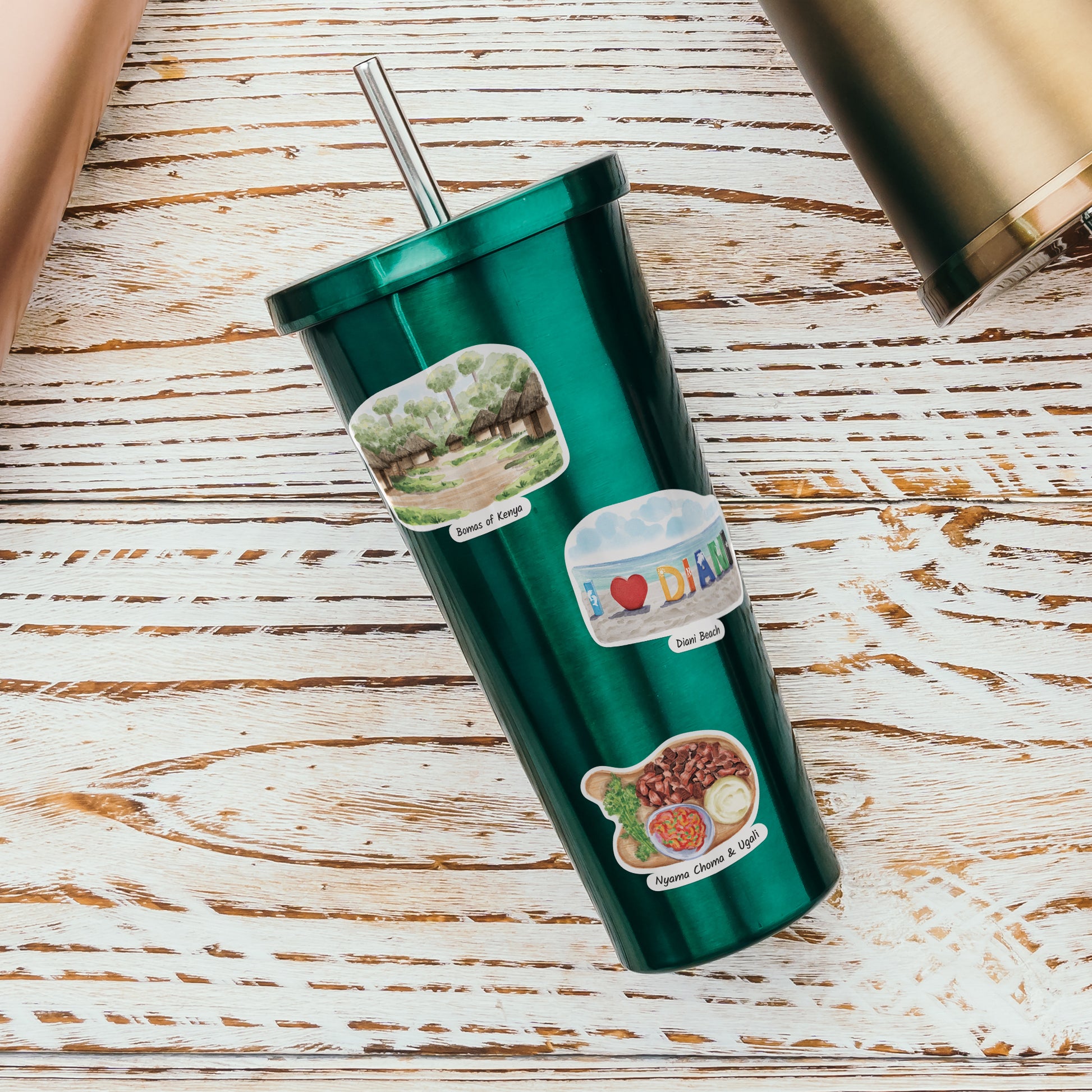 Kindred Kenya Travel Stickers (28pcs)