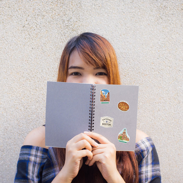 Historic Boston Travel Stickers (28pcs)