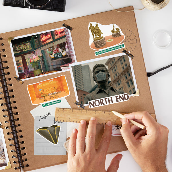 Historic Boston Travel Stickers (28pcs)