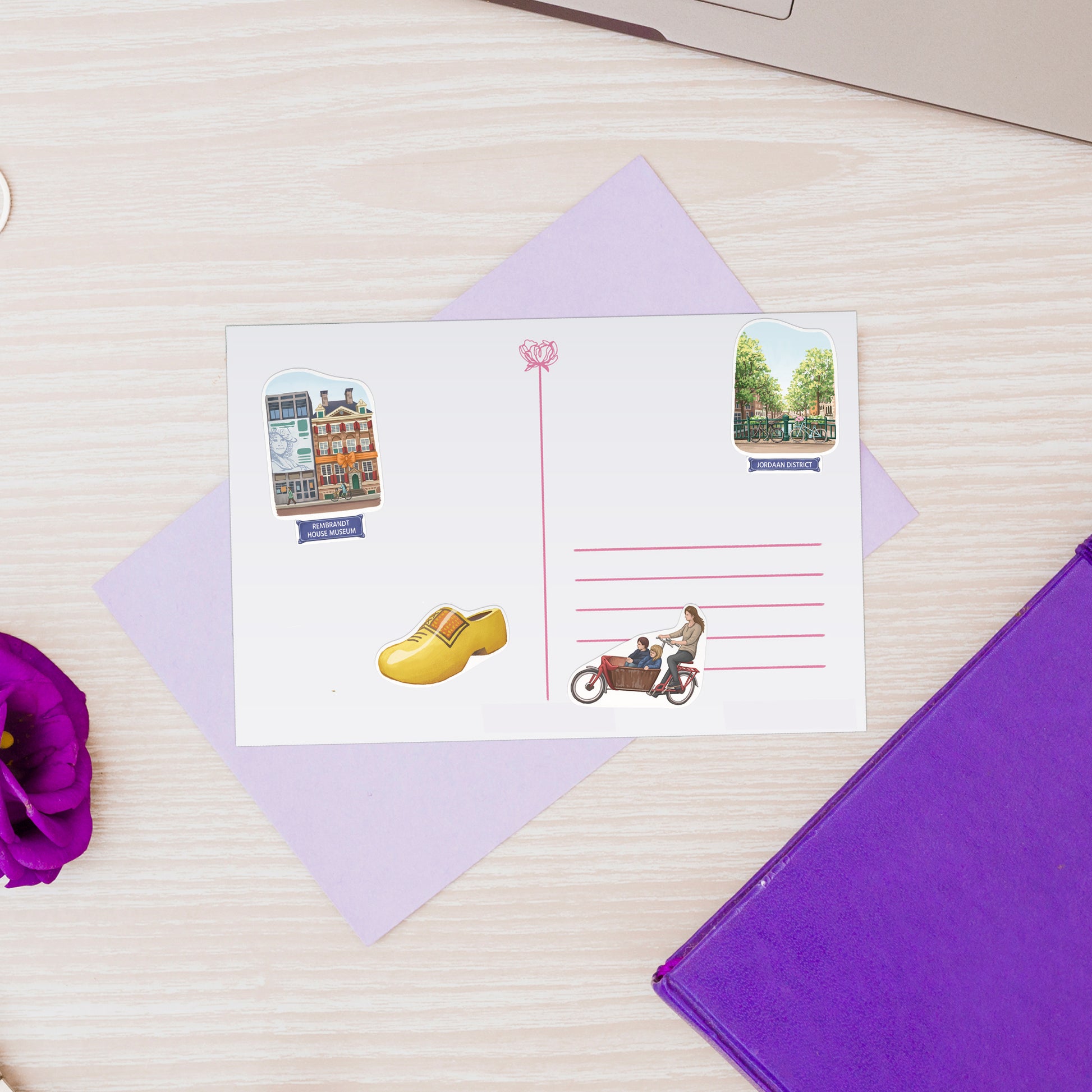 Artsy Amsterdam Travel Stickers (28pcs)