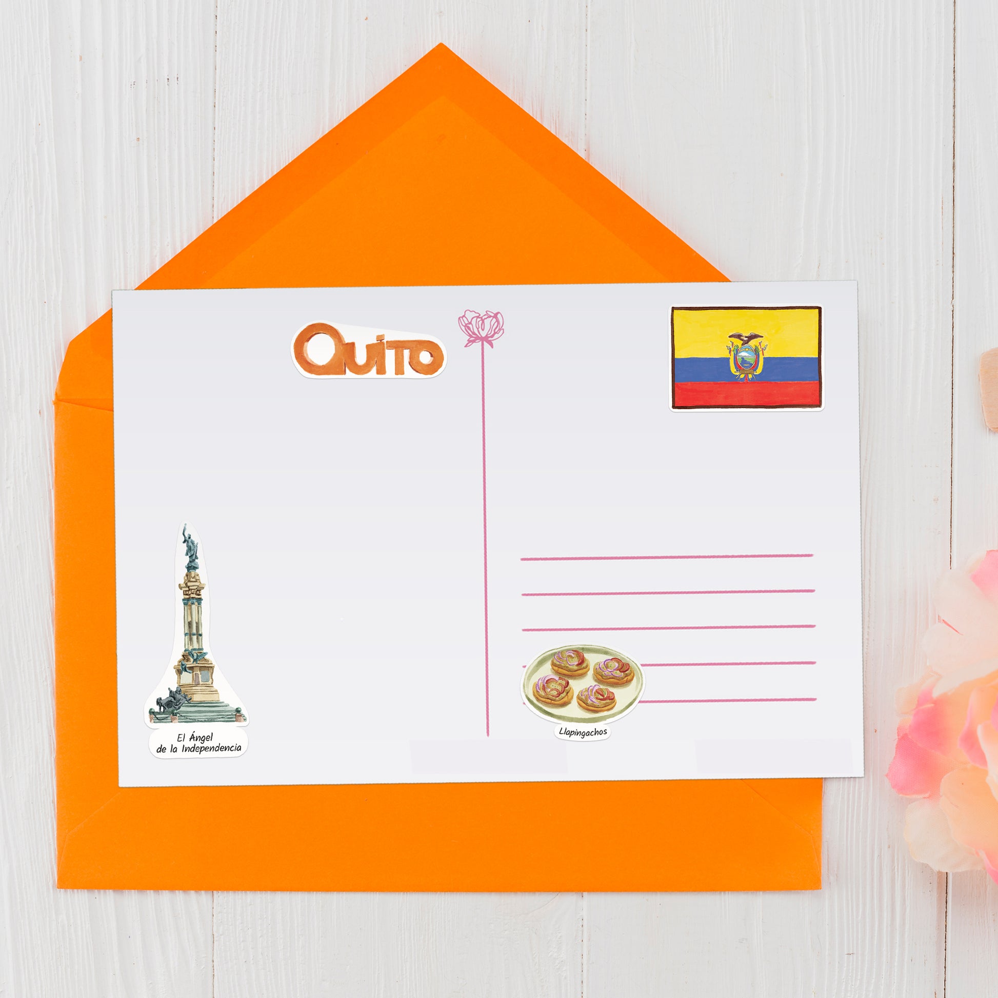 Exotic Ecuador Travel Stickers (28pcs)