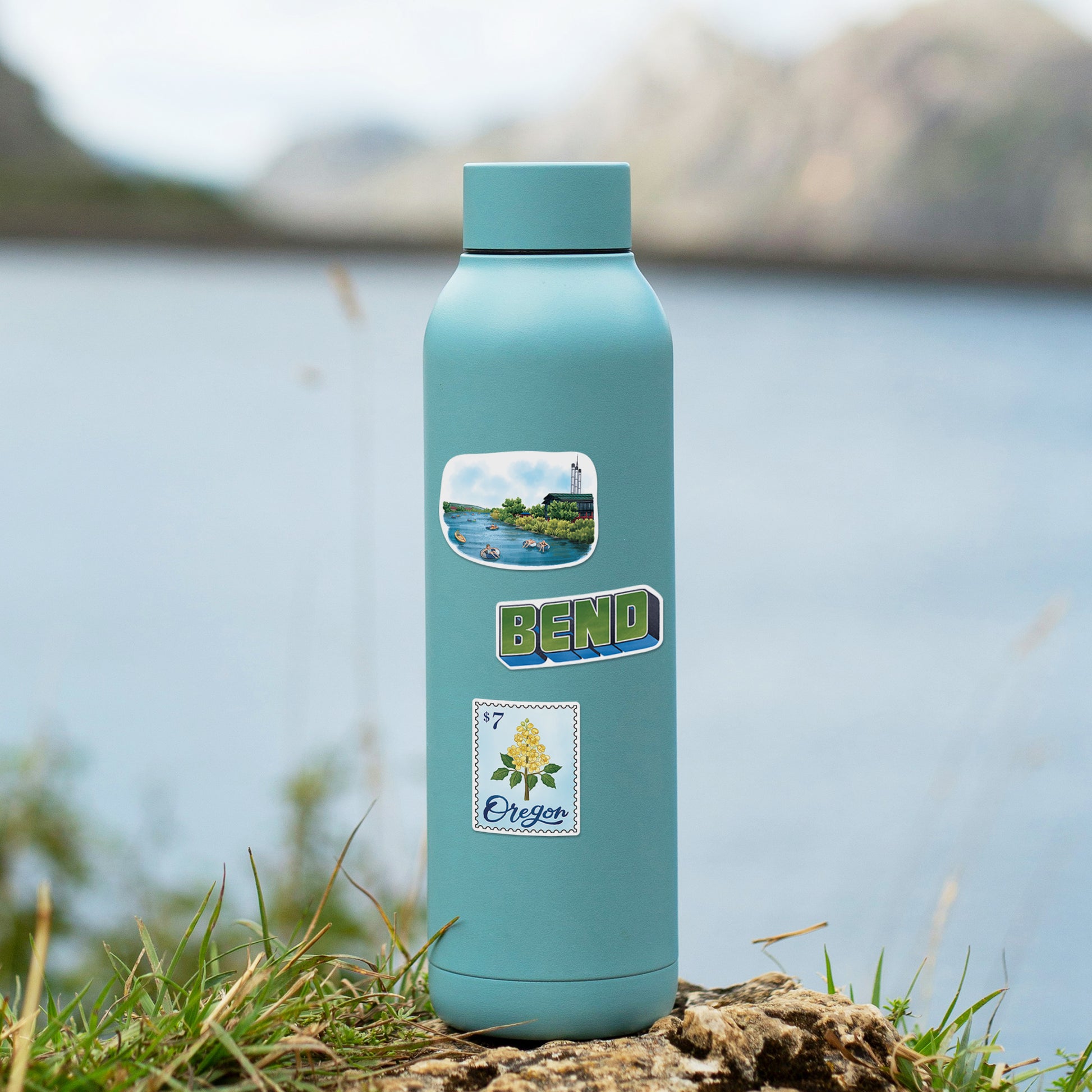 Breathtaking Oregon Travel Stickers (28pcs)