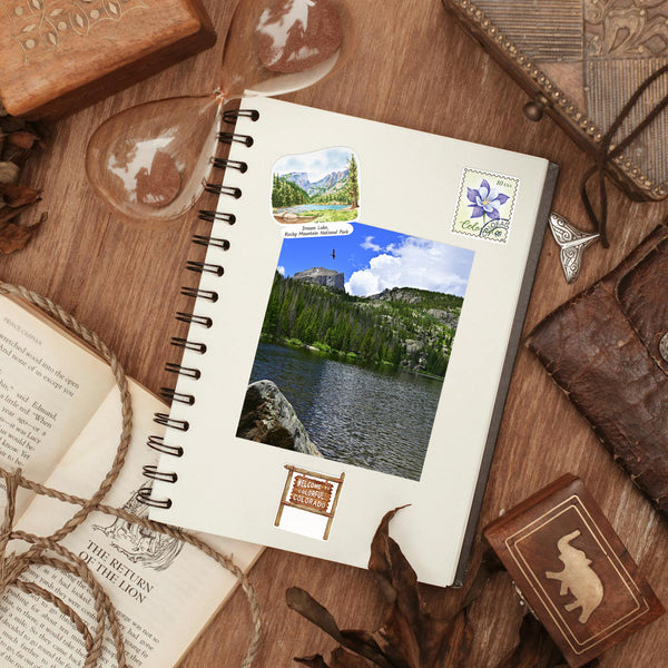 Cozy Colorado State Travel Stickers (28pcs)