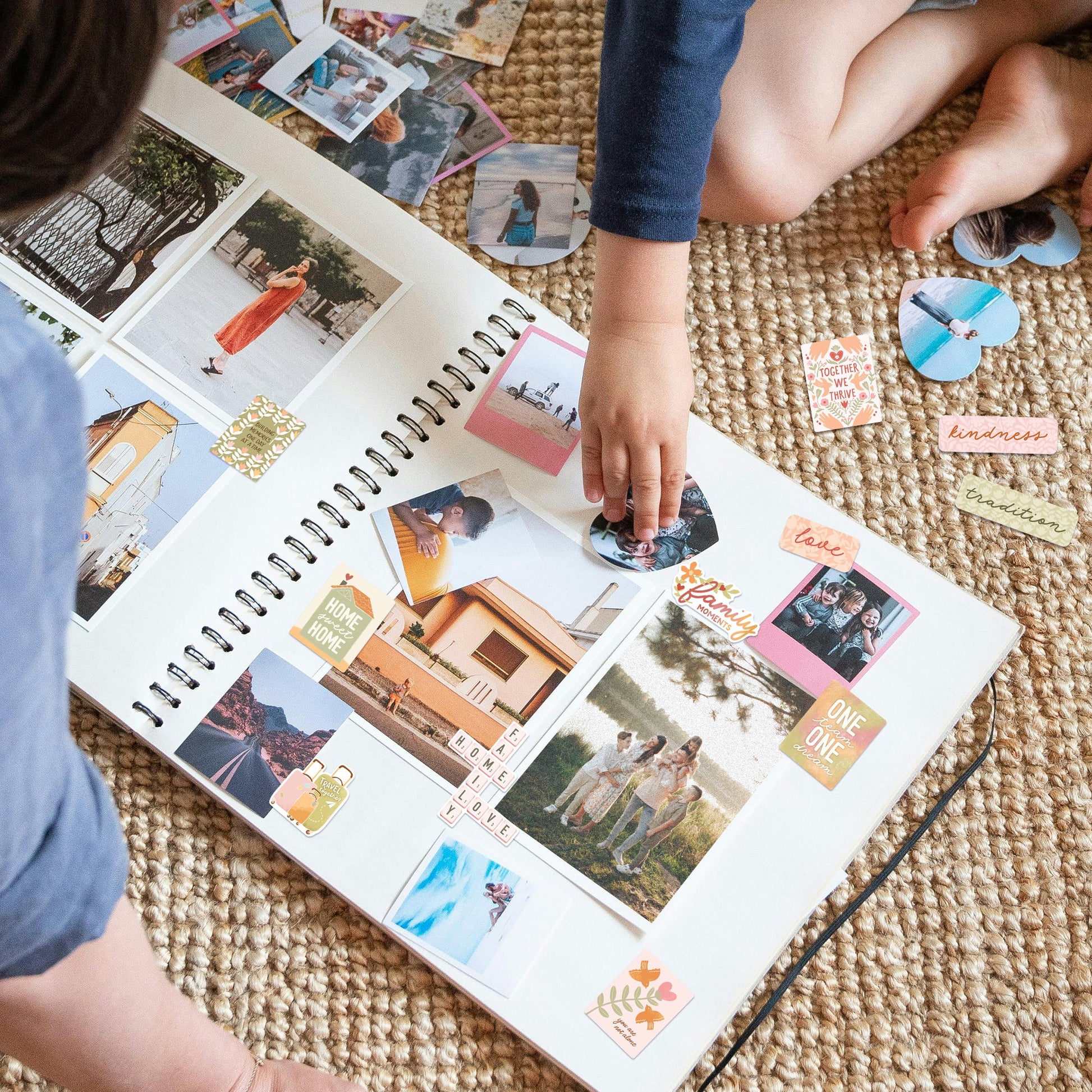 Bonds and Dreams Family Vision Board Stickers (30pcs)